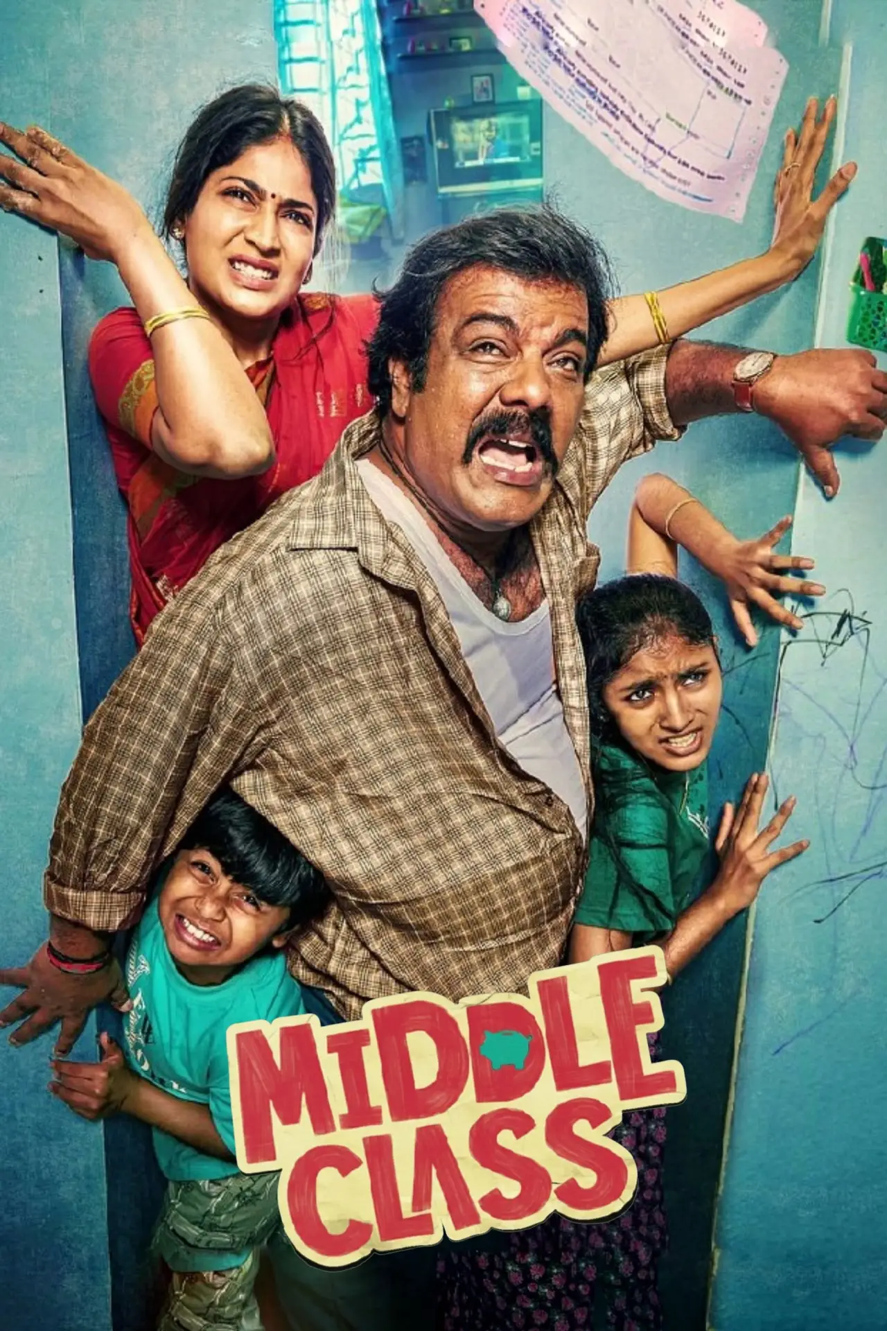 Plakat filmowy "மிடில் கிளாஸ்"
