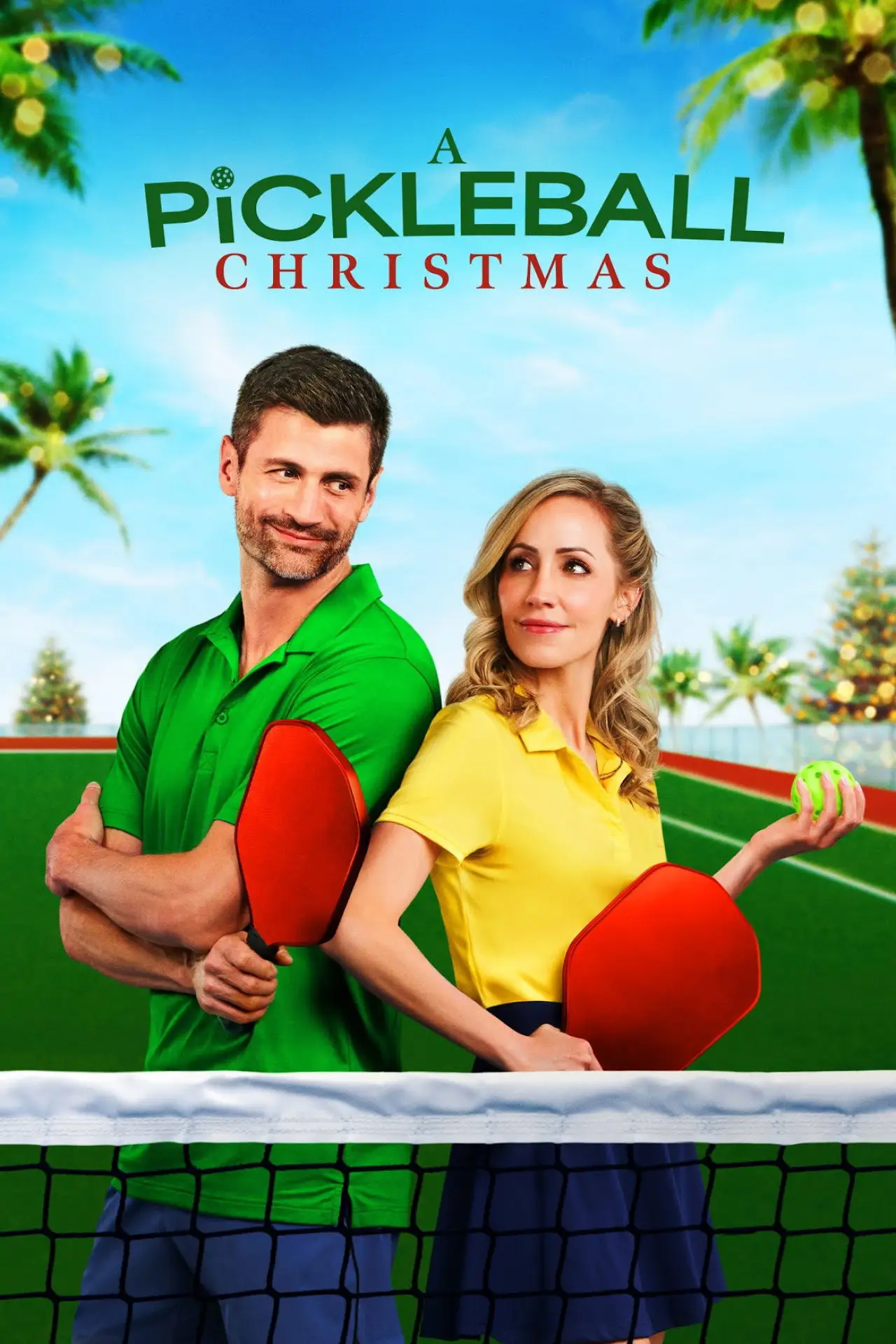 Plakat filmowy "A Pickleball Christmas"