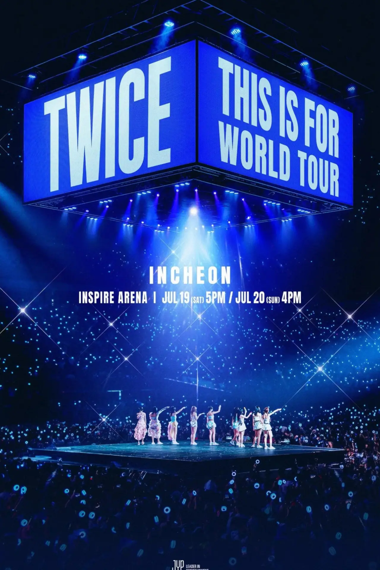 Plakat filmowy "TWICE WORLD TOUR [THIS IS FOR] in Incheon"