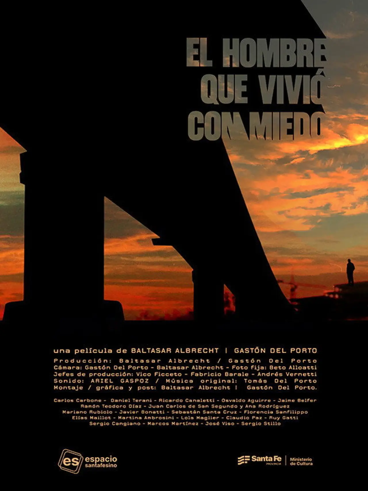 Plakat filmowy "El hombre que vivió con miedo"