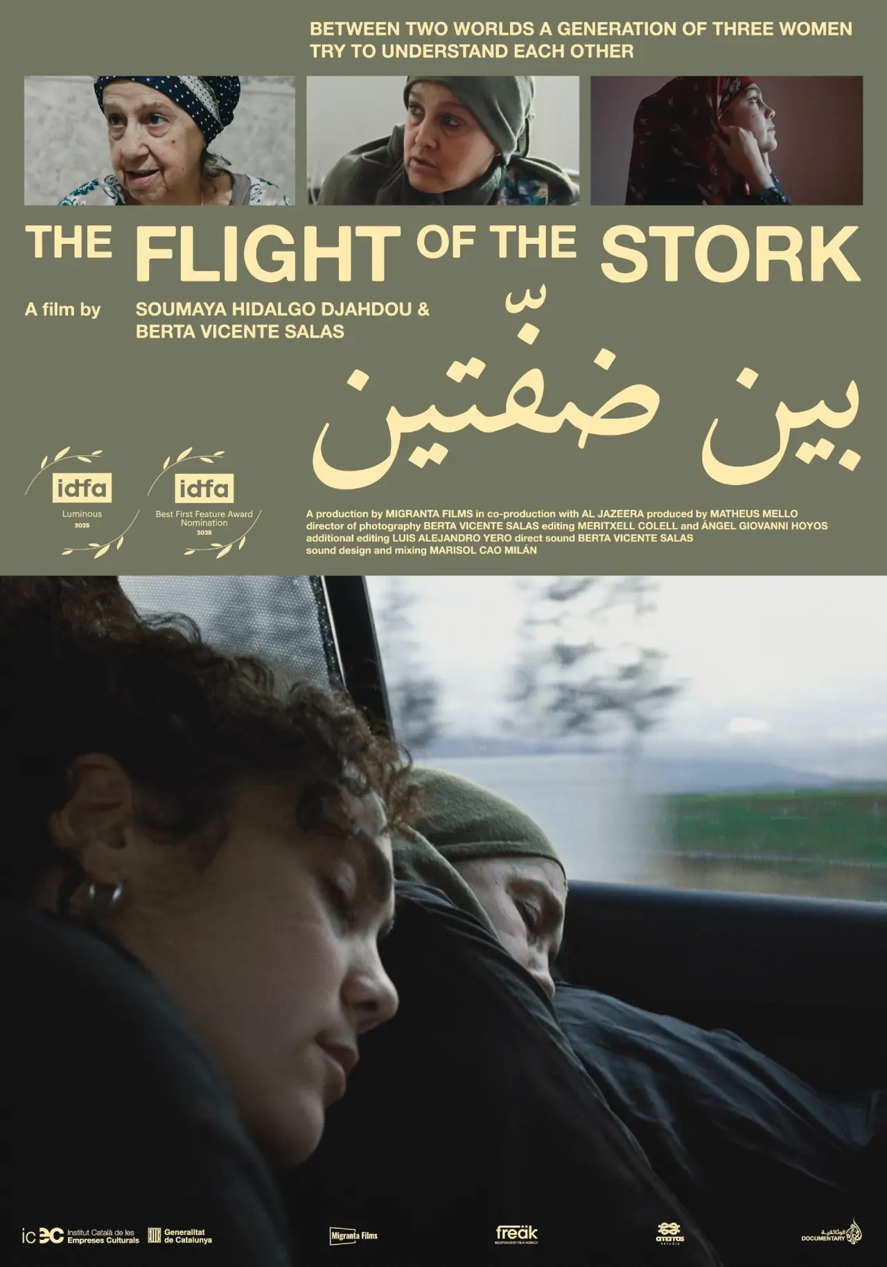 Plakat filmowy "El vol de la cigonya"
