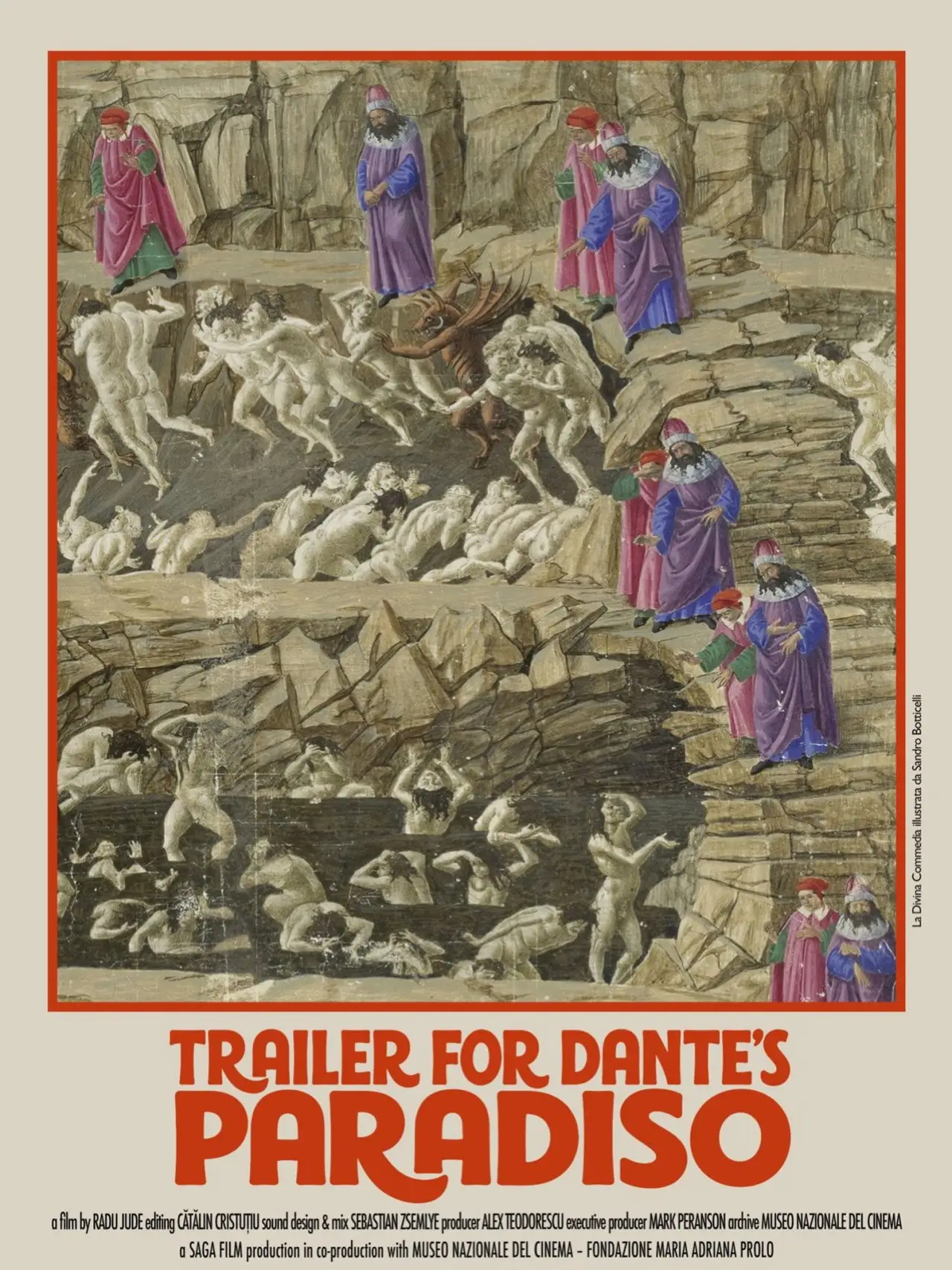 Plakat filmowy "Trailer pentru paradisul lui Dante"
