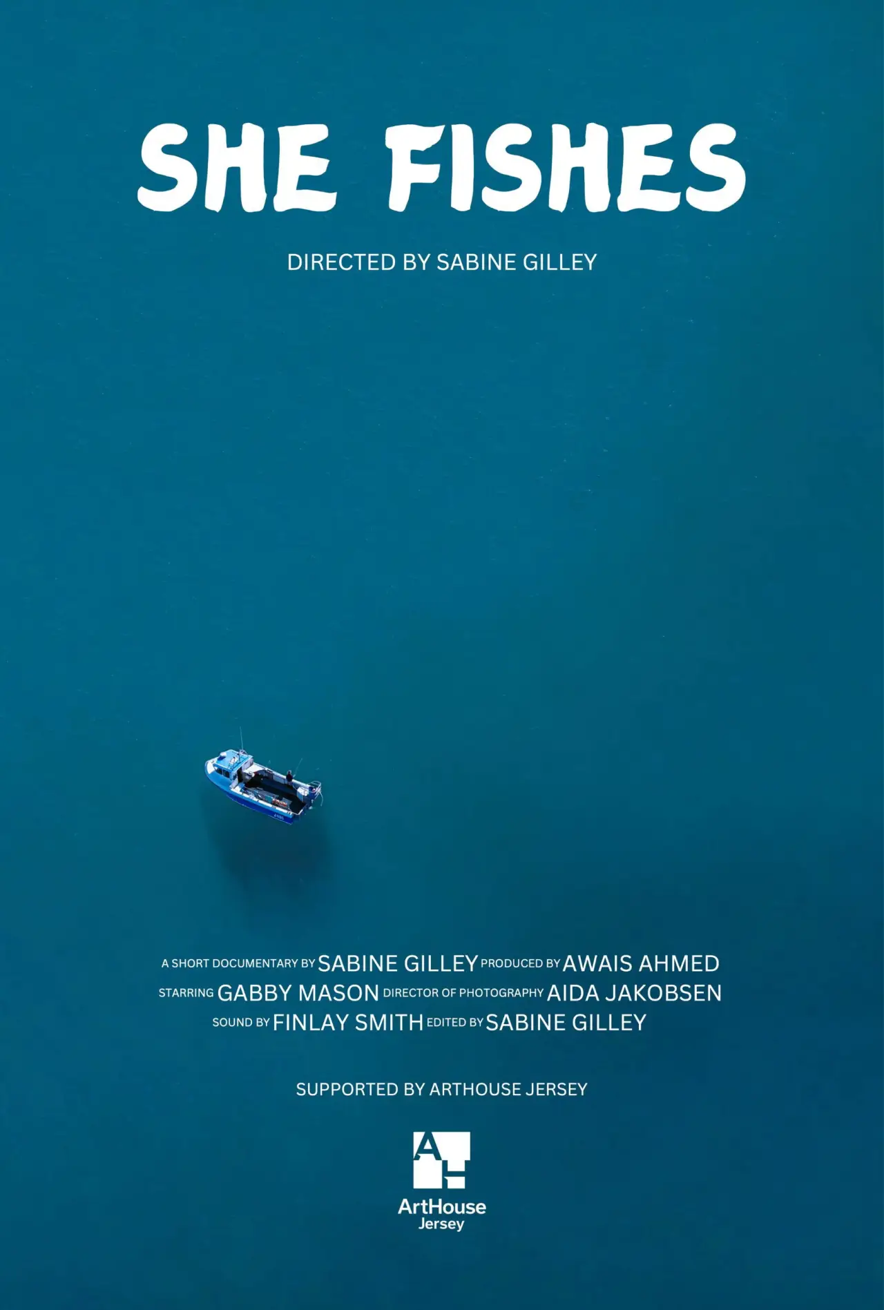 Plakat filmowy "She Fishes"