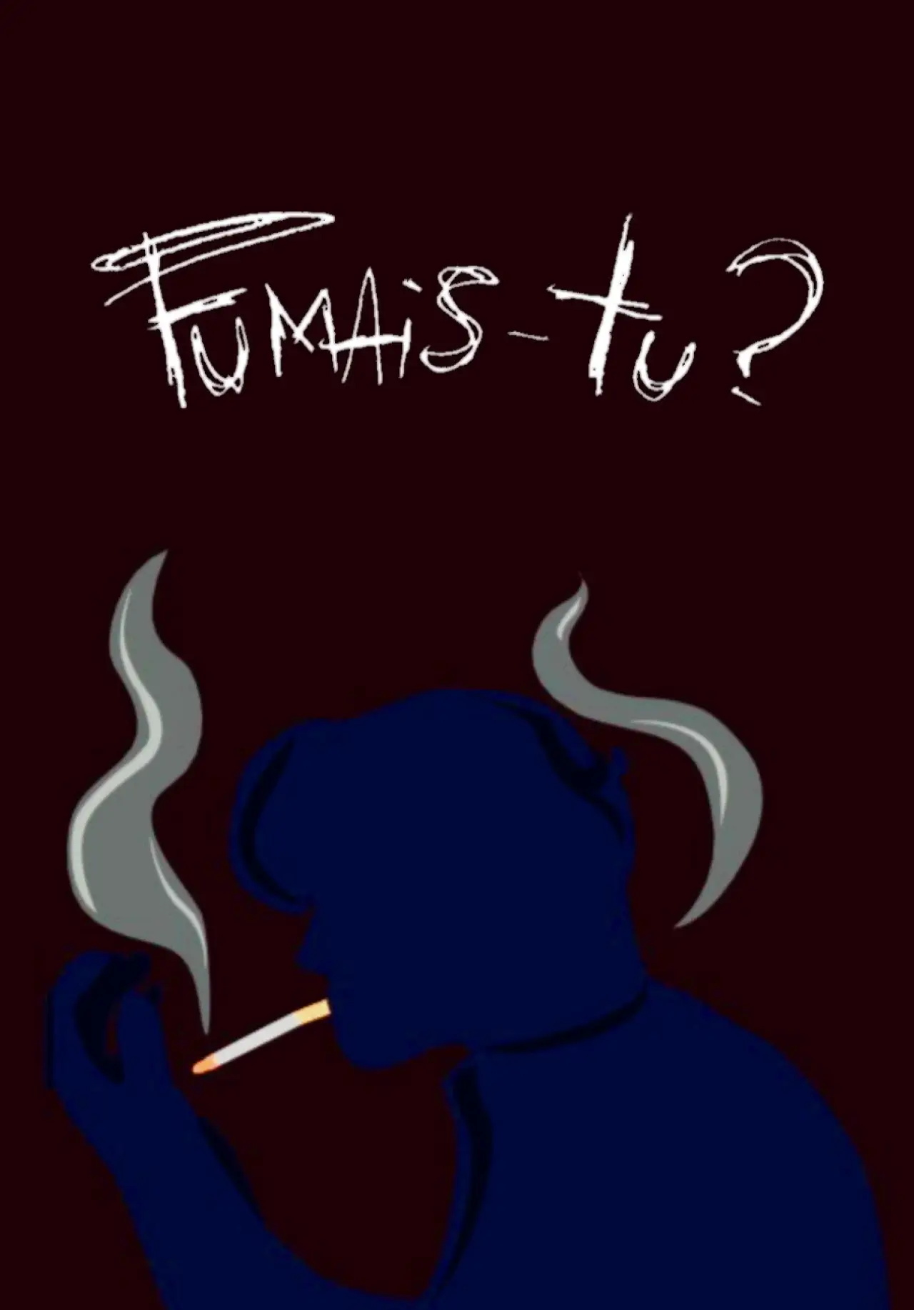 Plakat filmowy "Fumais-tu ?"
