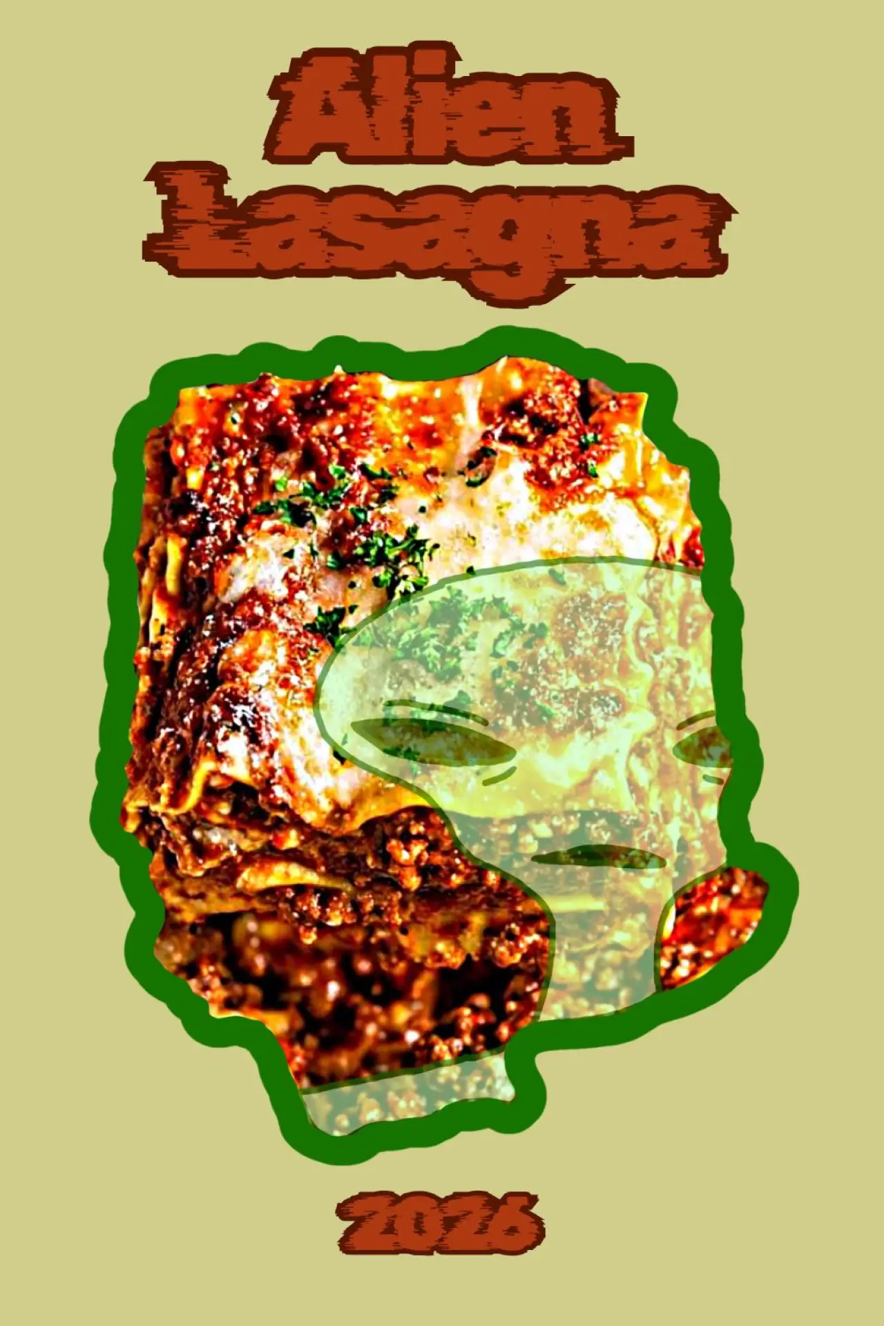 Plakat filmowy "Alien Lasagna"