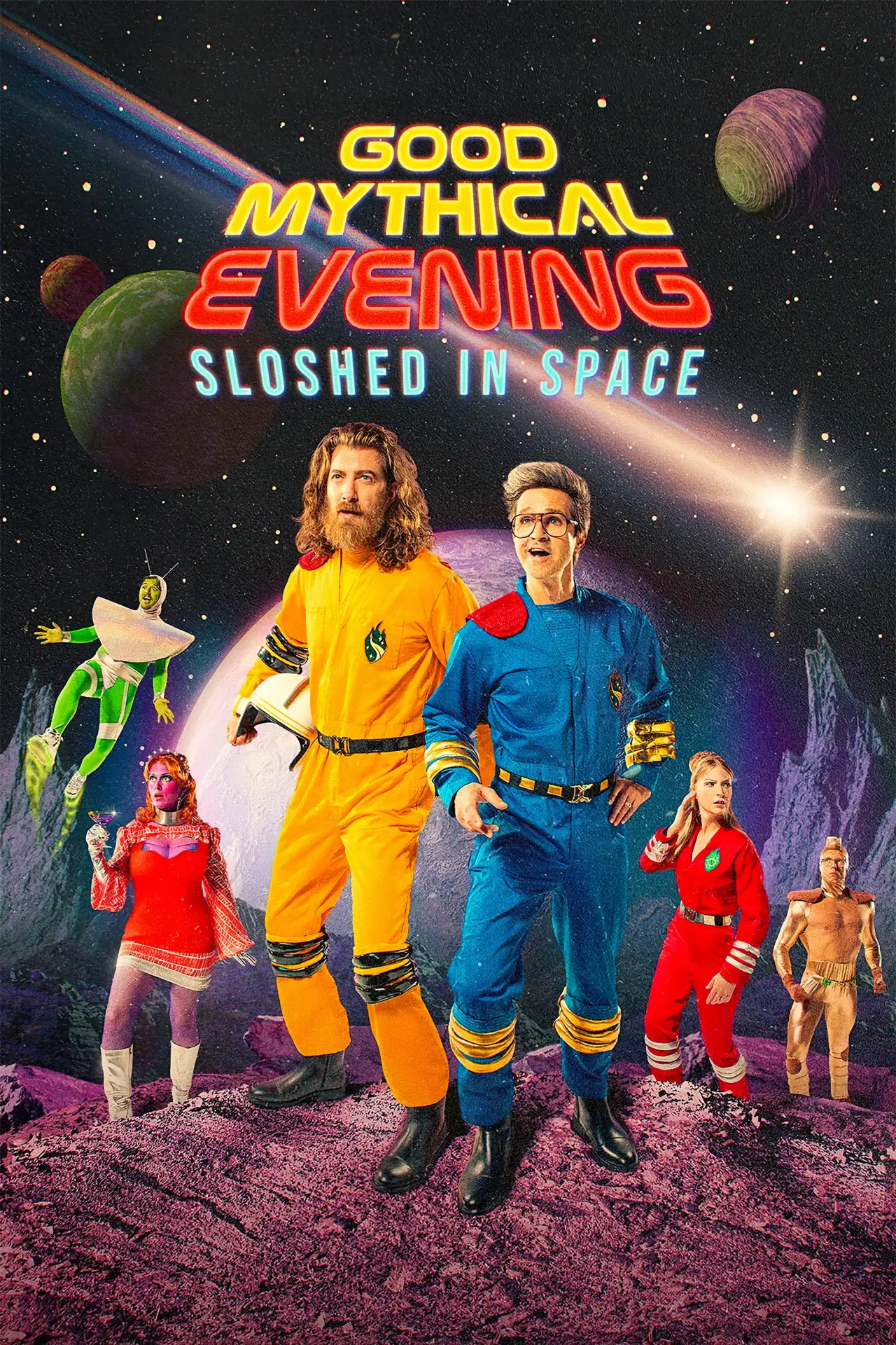 Plakat filmowy "Good Mythical Evening: Sloshed in Space"