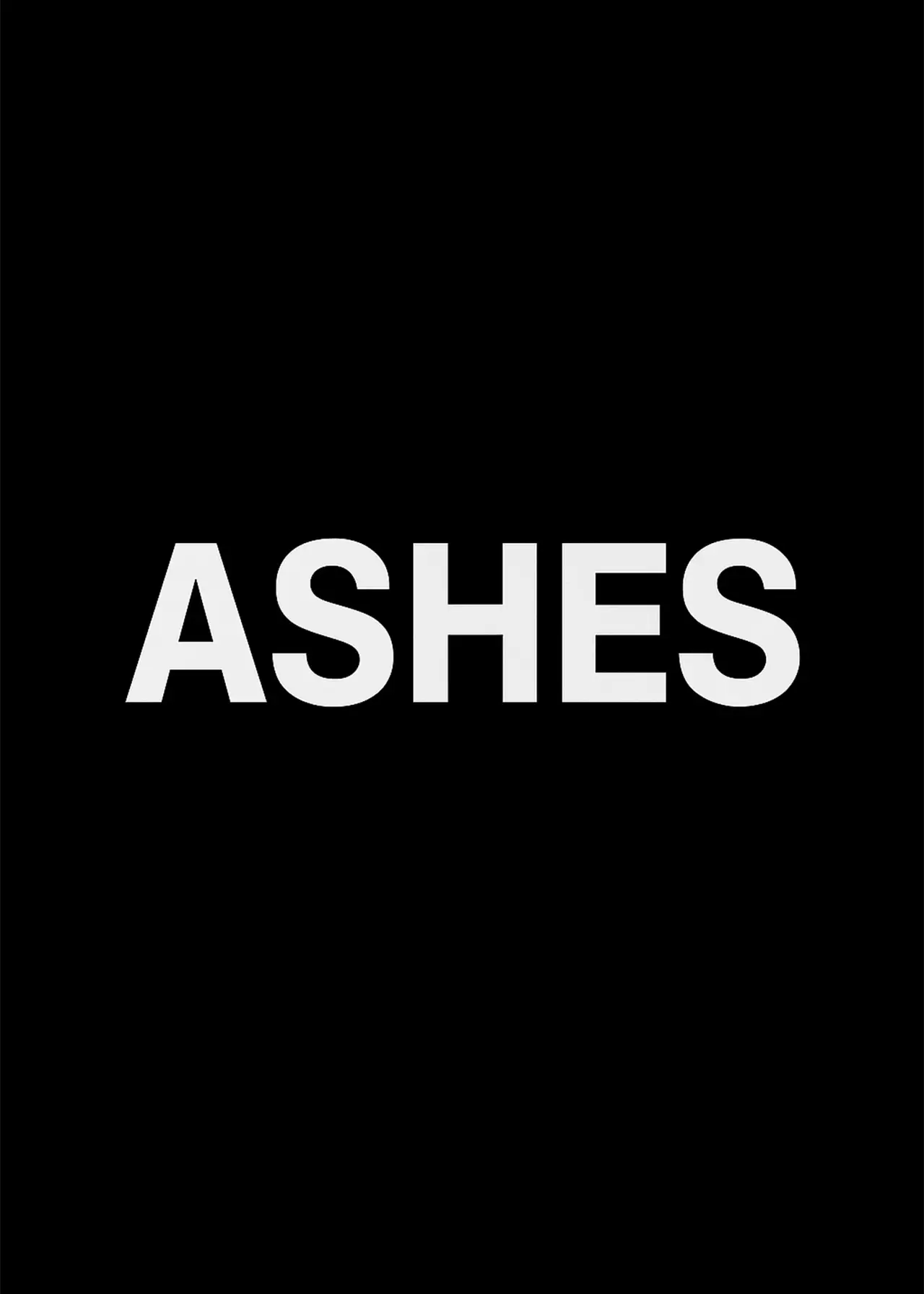 Plakat filmowy "Ashes"