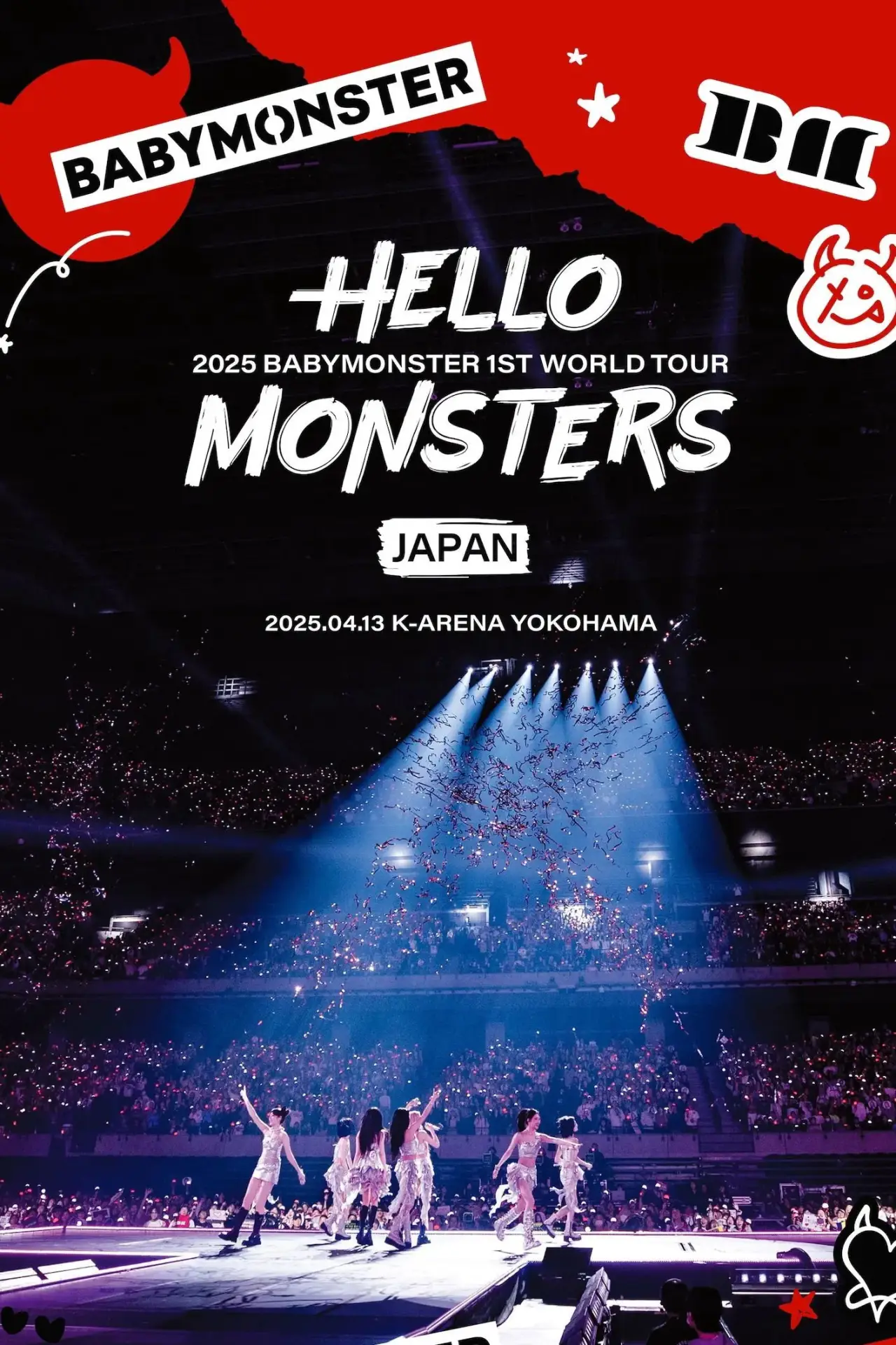 Plakat filmowy "BABYMONSTER 1ST WORLD TOUR ＜HELLO MONSTERS＞ IN JAPAN"