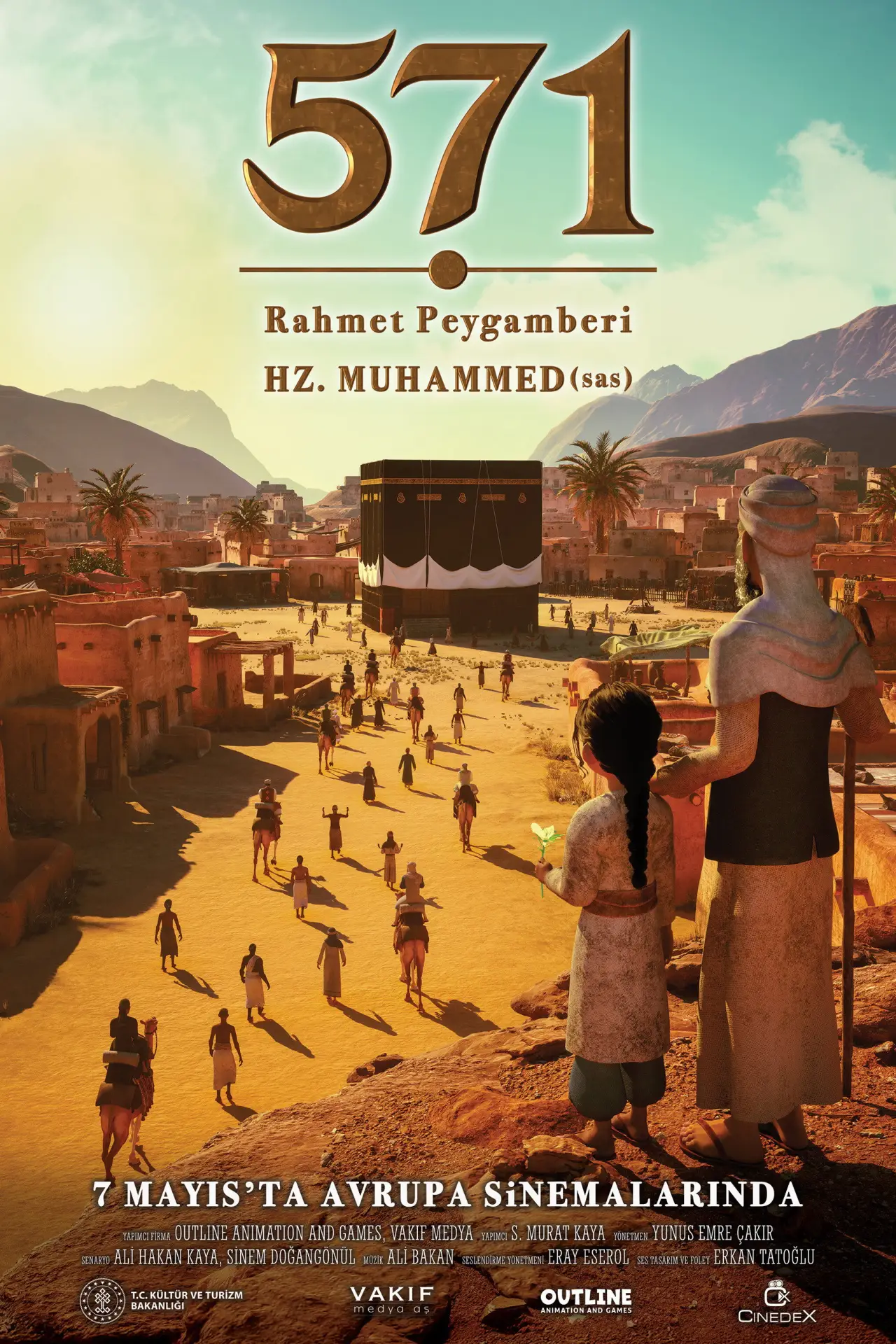Plakat filmowy "571: Rahmet Peygamberi Hz. Muhammed"