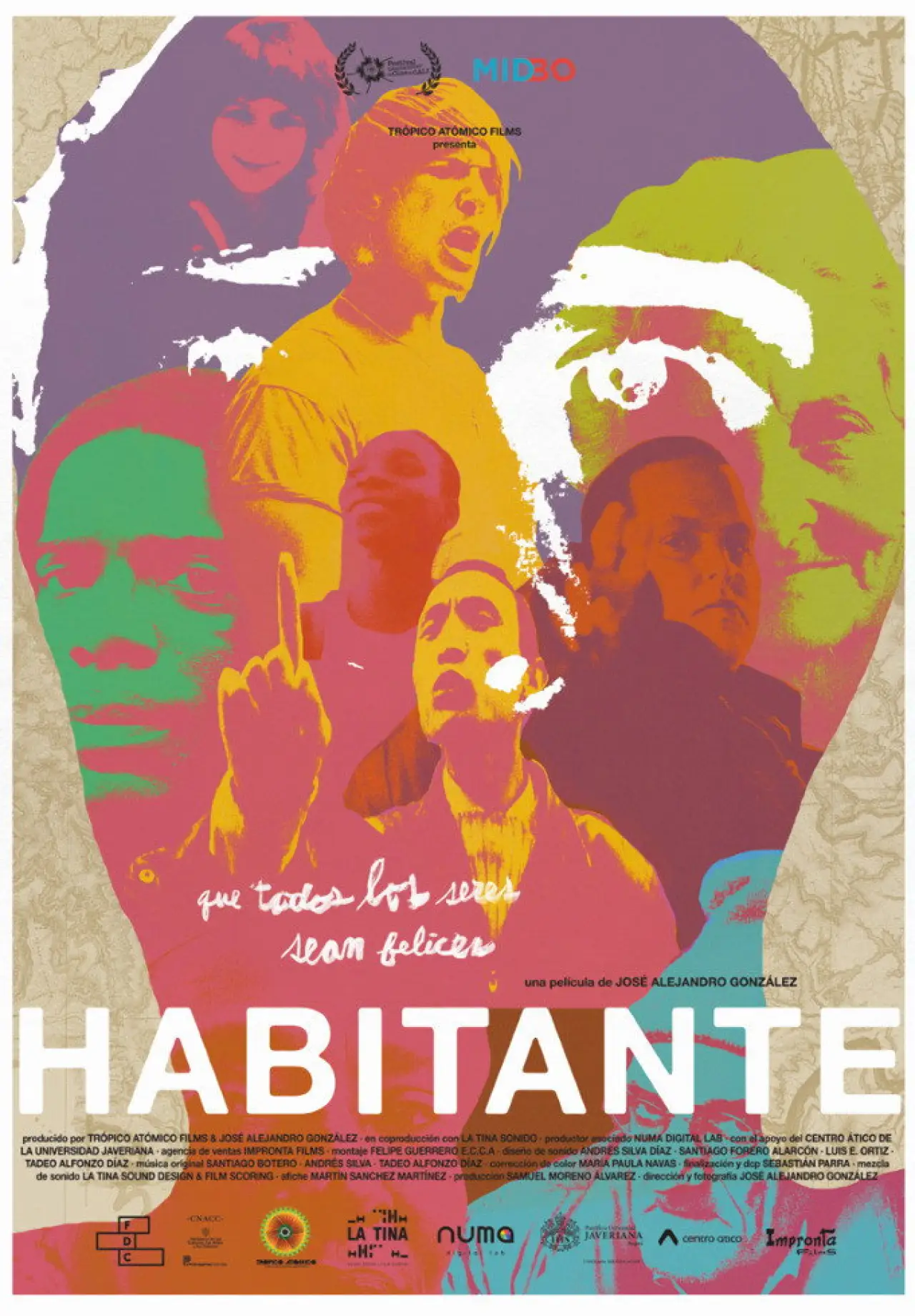 Plakat filmowy "Habitante"