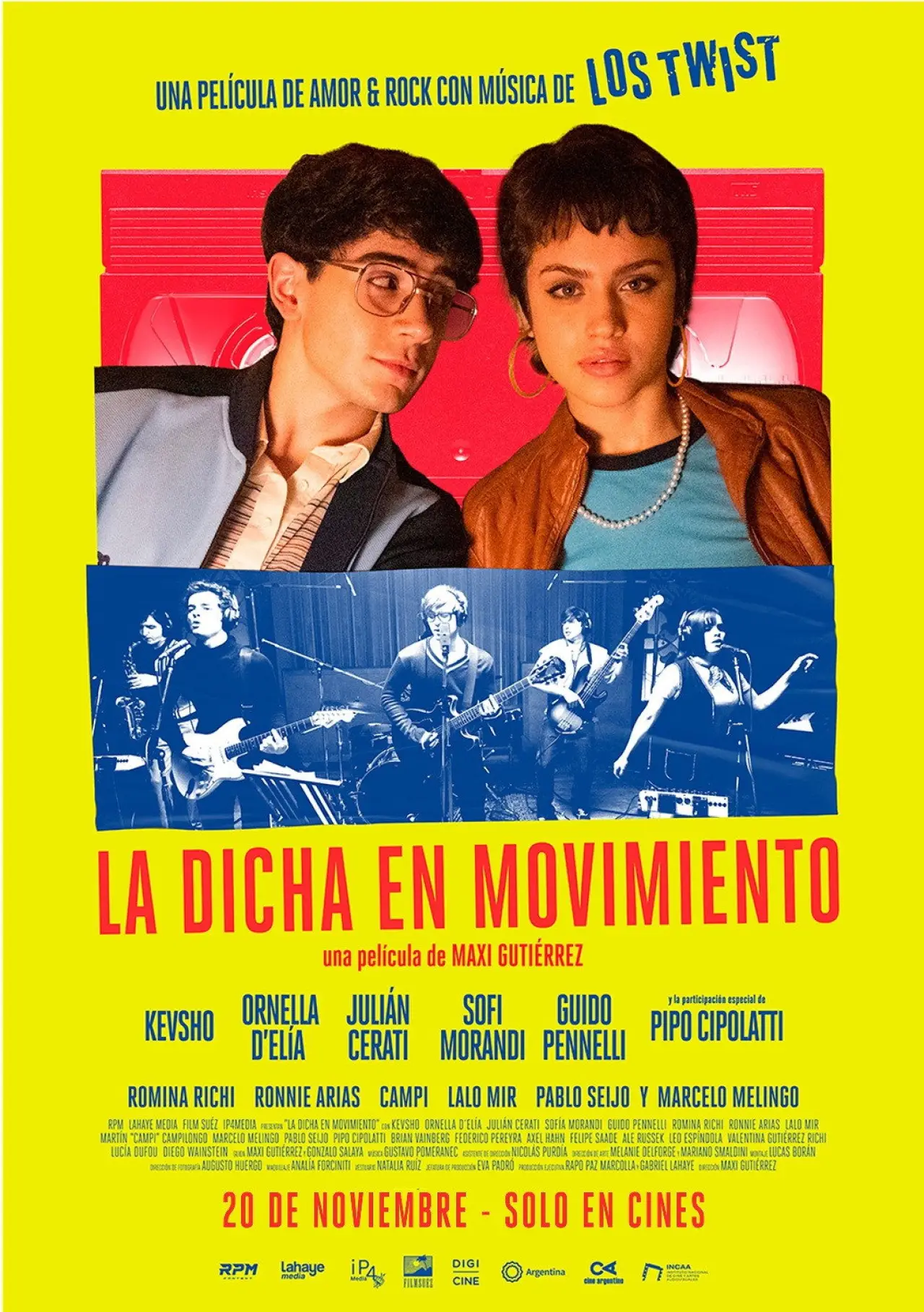 Plakat filmowy "La dicha en movimiento"