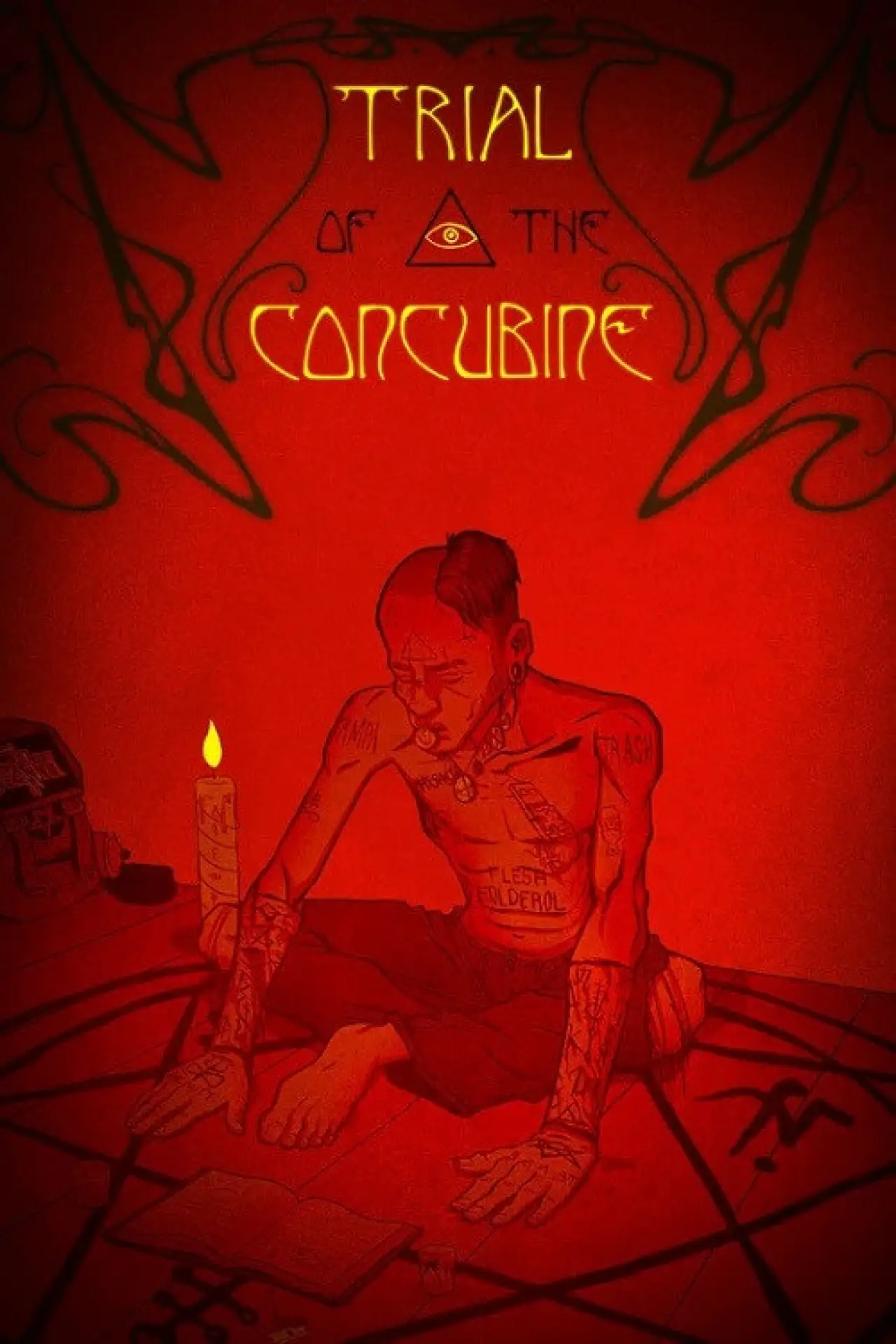 Plakat filmowy "Trial of the Concubine"