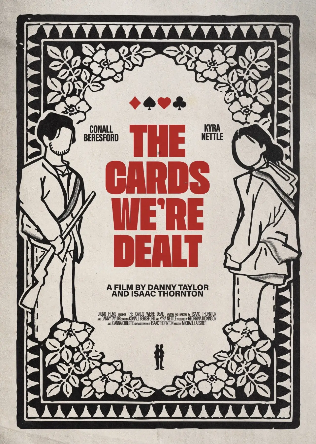 Plakat filmowy "The Cards We