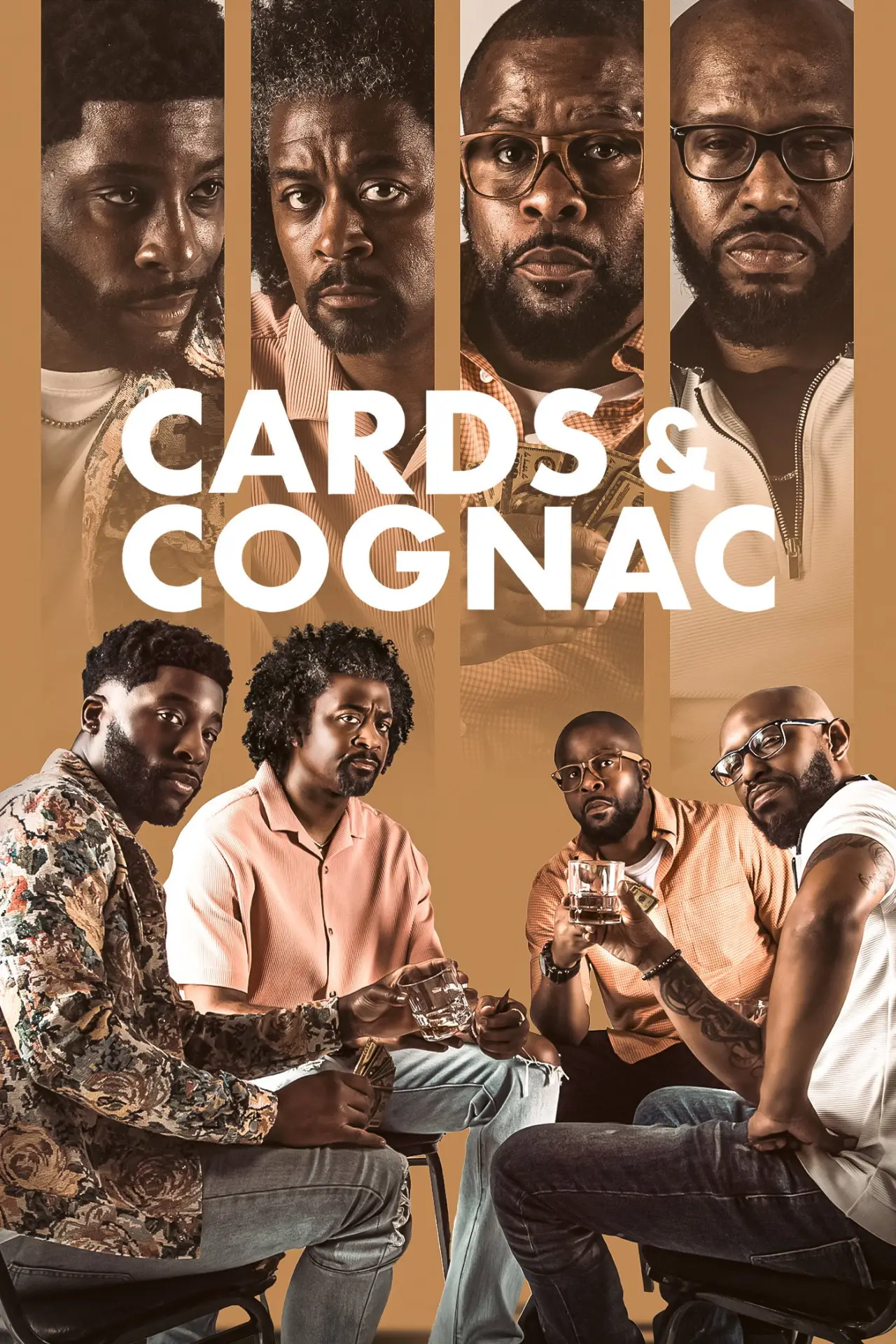 Plakat filmowy "Cards & Cognac"