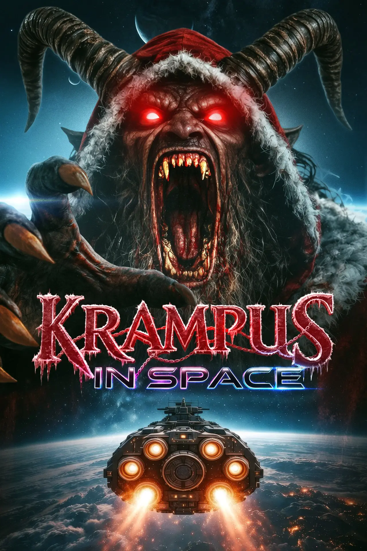 Plakat filmowy "Krampus in Space"