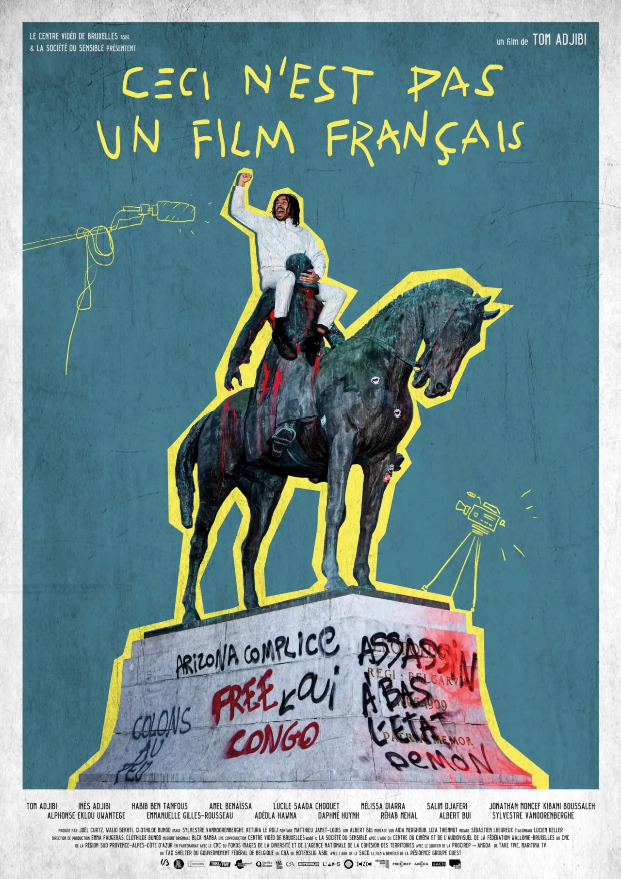 Plakat filmowy "Ceci n’est pas un film français"