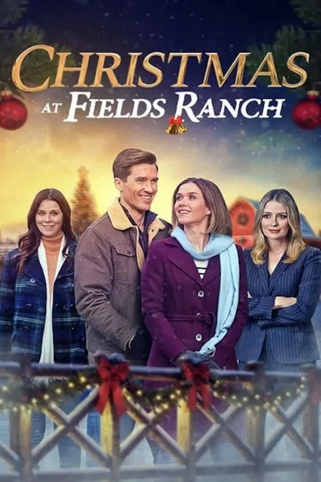 Plakat filmowy "Christmas at Fields Ranch"