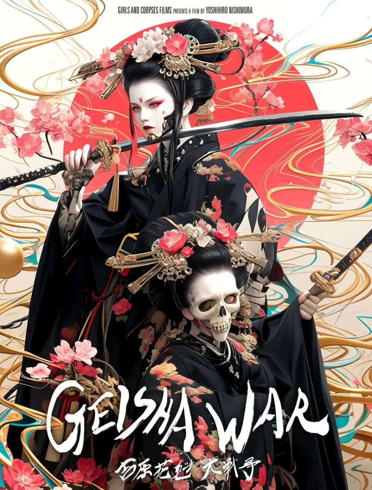 Plakat filmowy "Geisha War"