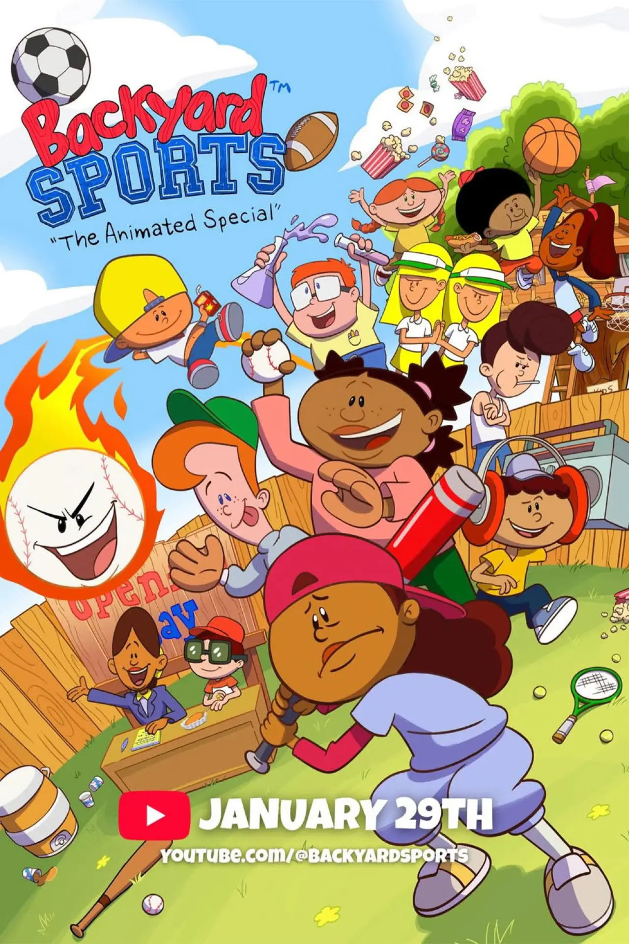 Plakat filmowy "Backyard Sports: The Animated Special"