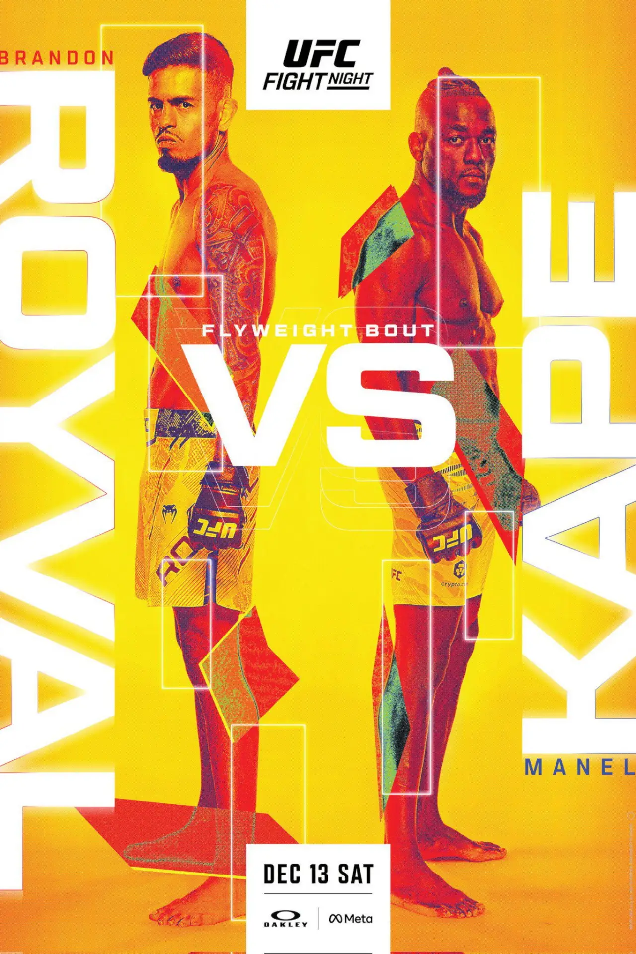 Plakat filmowy "UFC on ESPN 73: Royval vs. Kape"