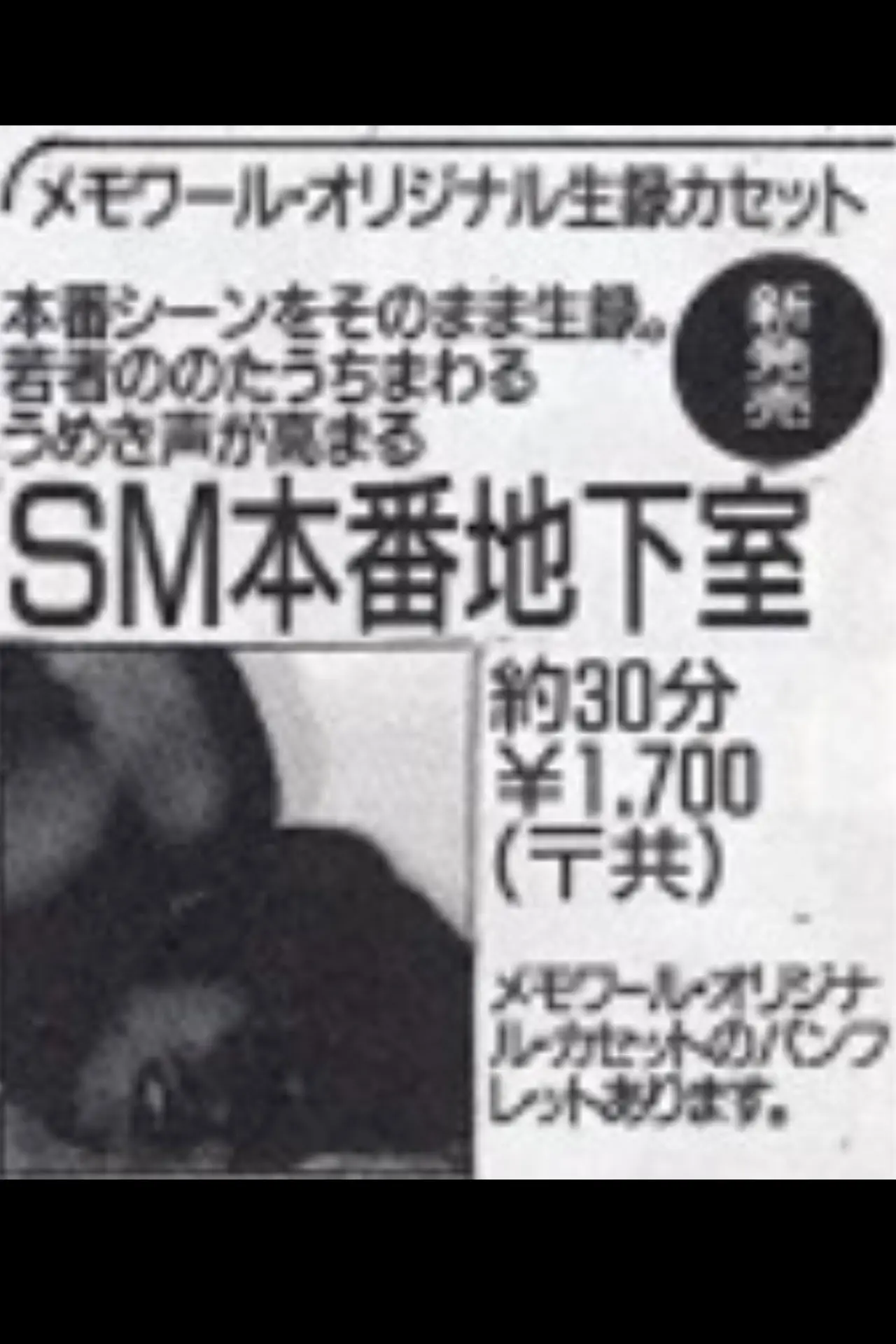 Plakat filmowy "SM本番地下室"