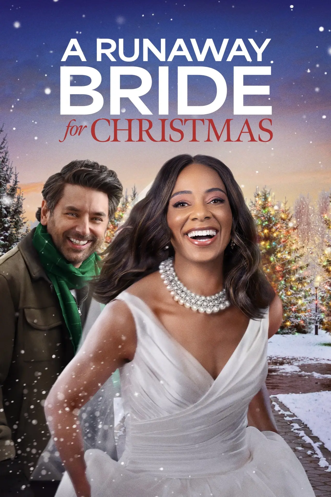 Plakat filmowy "A Runaway Bride for Christmas"