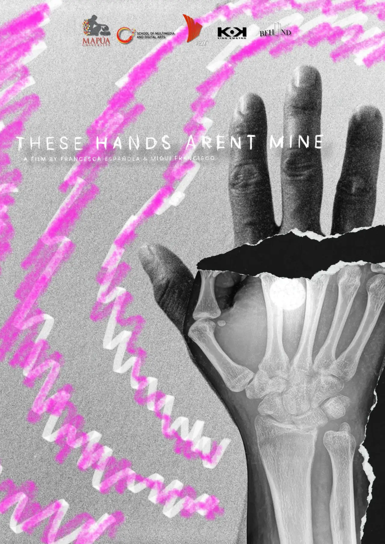 Plakat filmowy "These Hands Aren’t Mine"