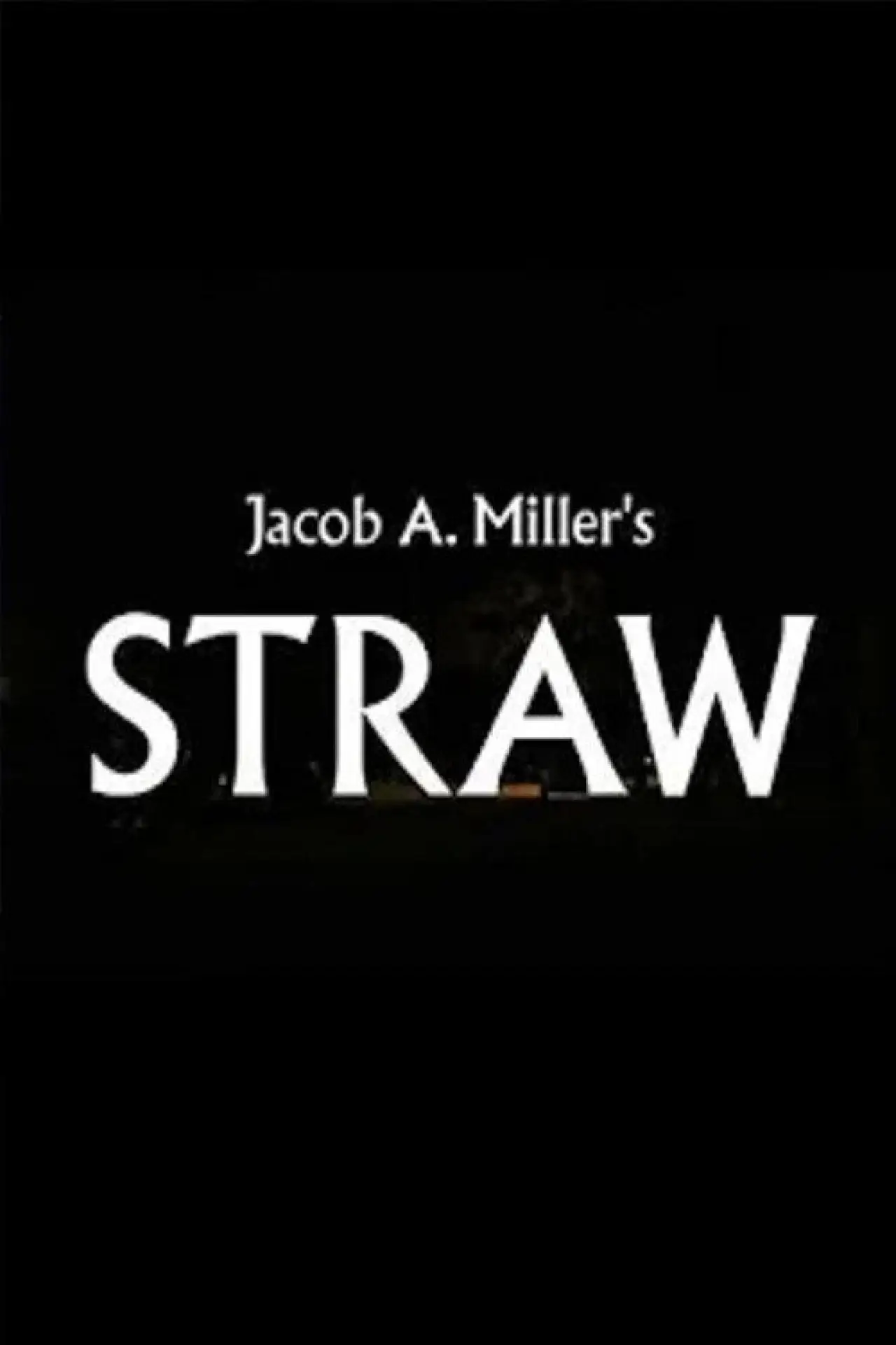 Plakat filmowy "Straw"