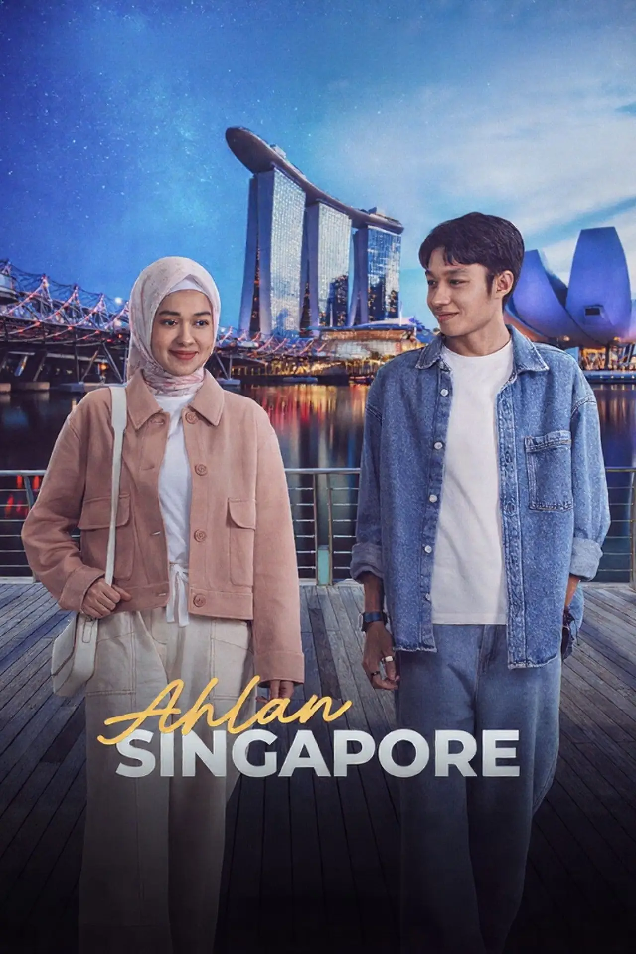 Plakat filmowy "Ahlan Singapore"