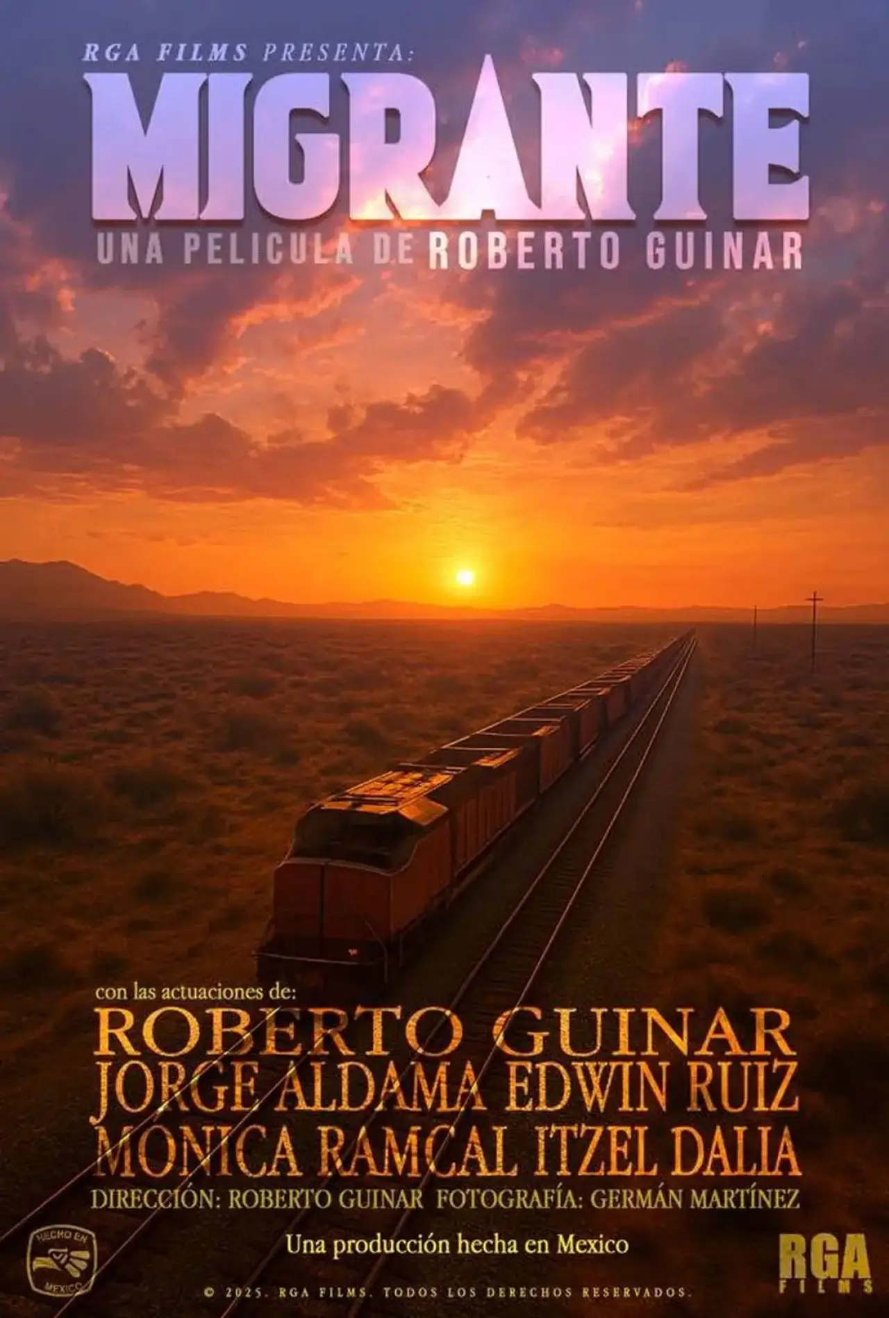 Plakat filmowy "Migrante"