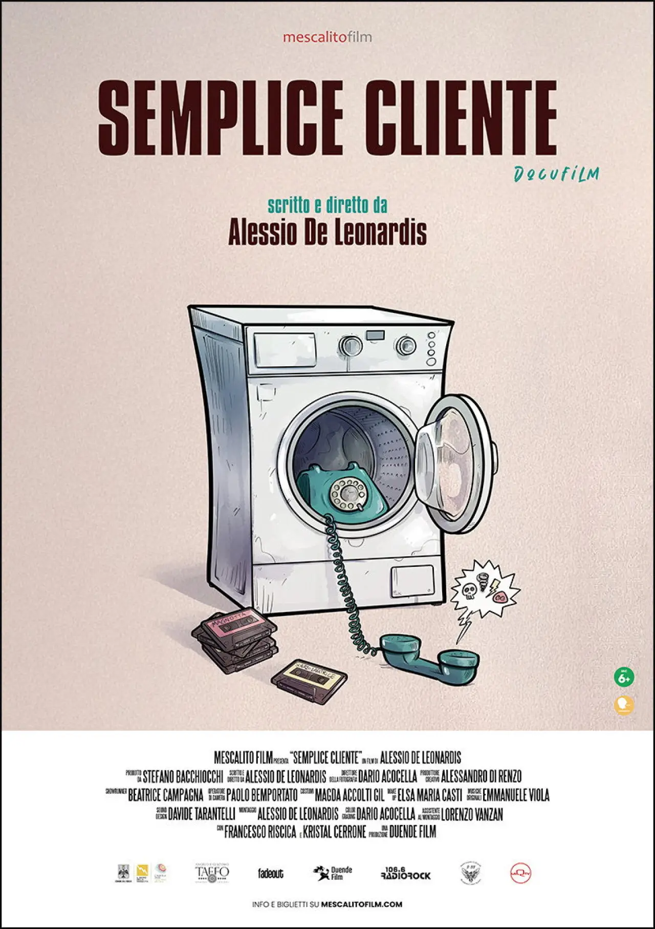 Plakat filmowy "Semplice cliente"