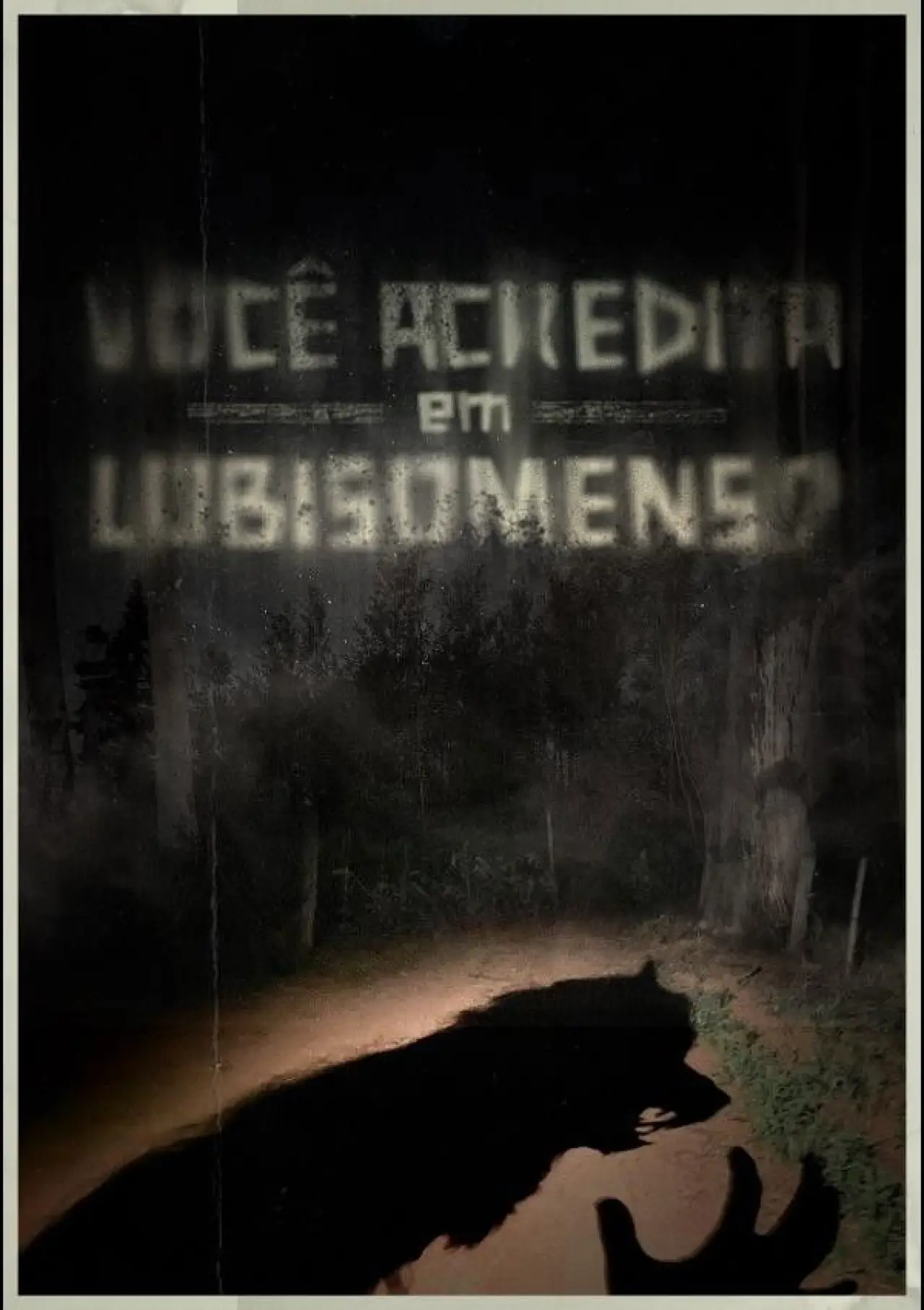 Plakat filmowy "Você Acredita em Lobisomens?"