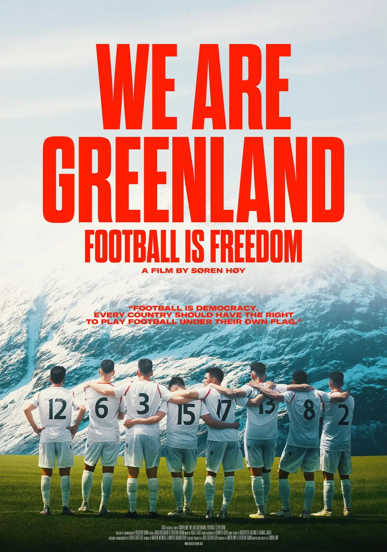 Plakat filmowy "We are Greenland: Football Is Freedom"