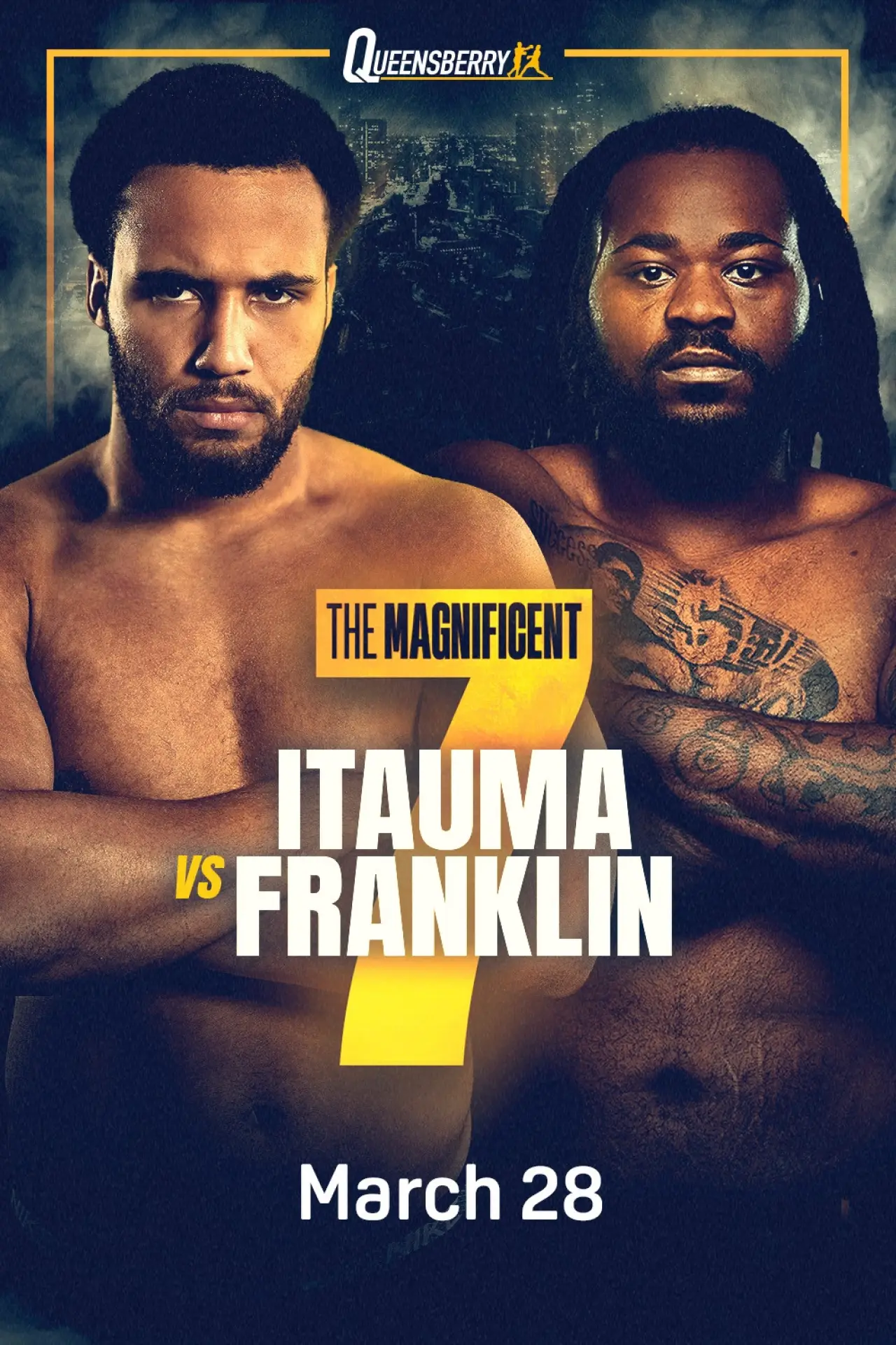 Plakat filmowy "Moses Itauma vs. Jermaine Franklin"