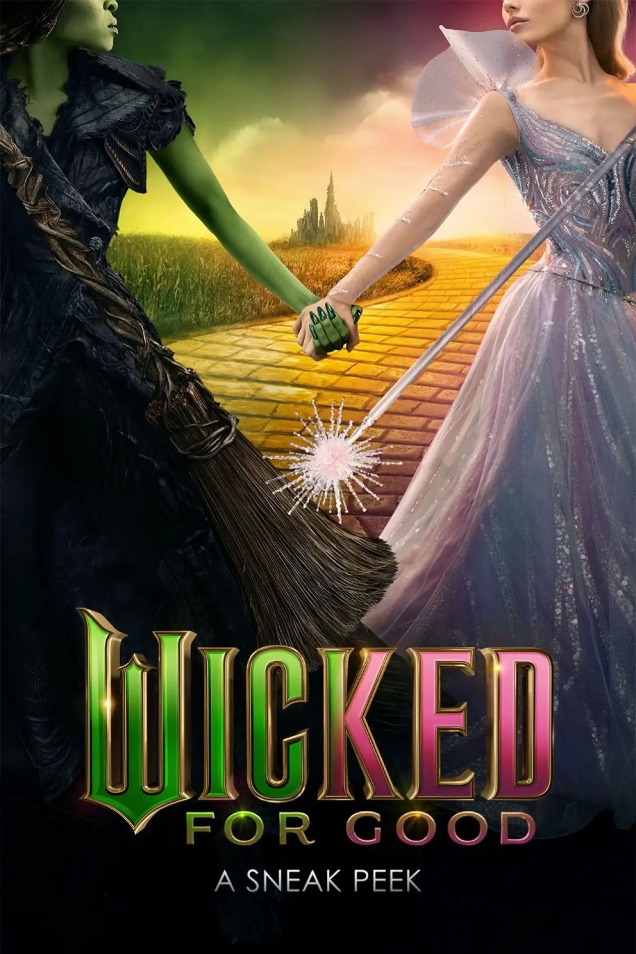 Plakat filmowy "Wicked: For Good - A Sneak Peek"