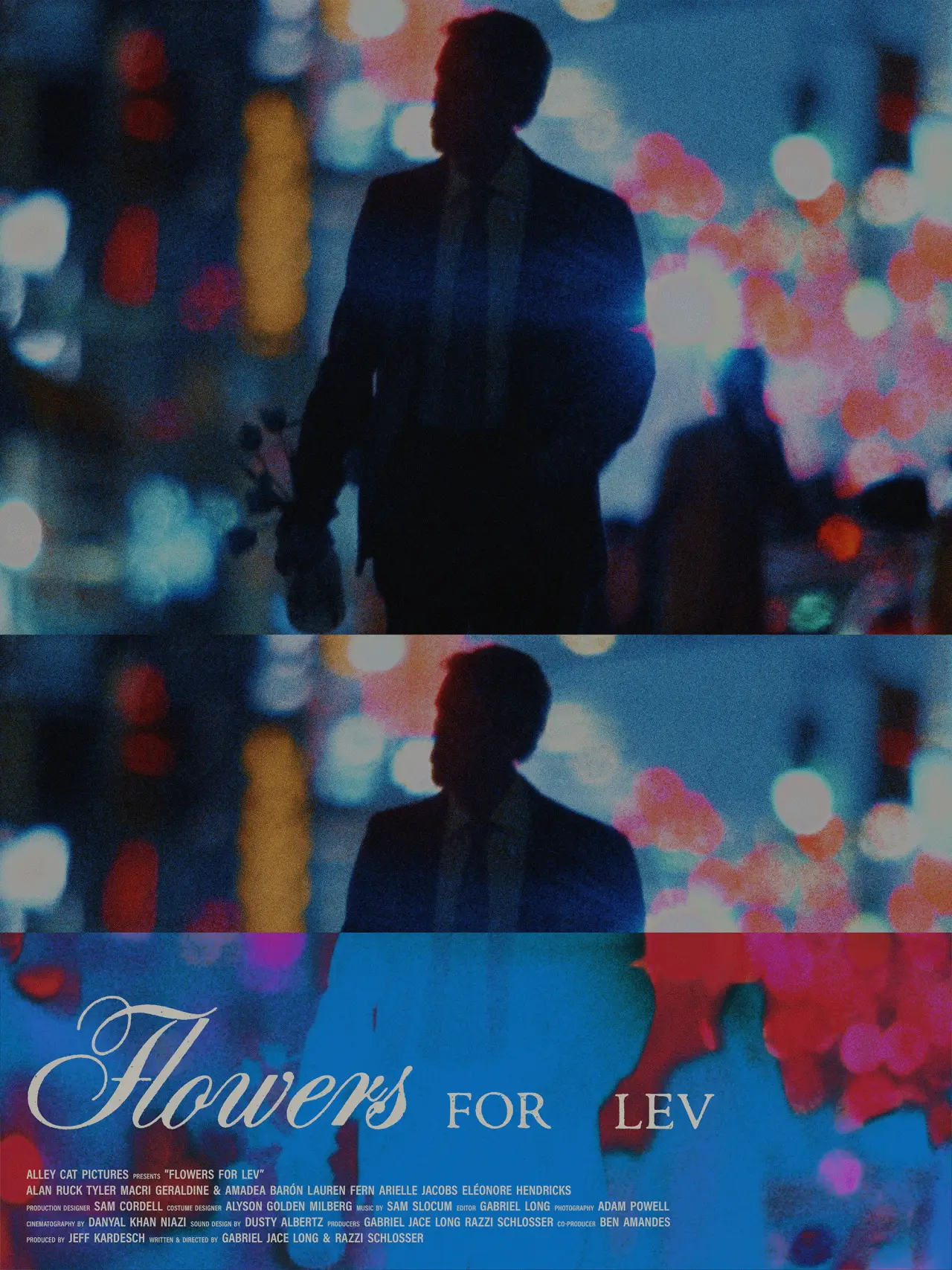 Plakat filmowy "Flowers for Lev"