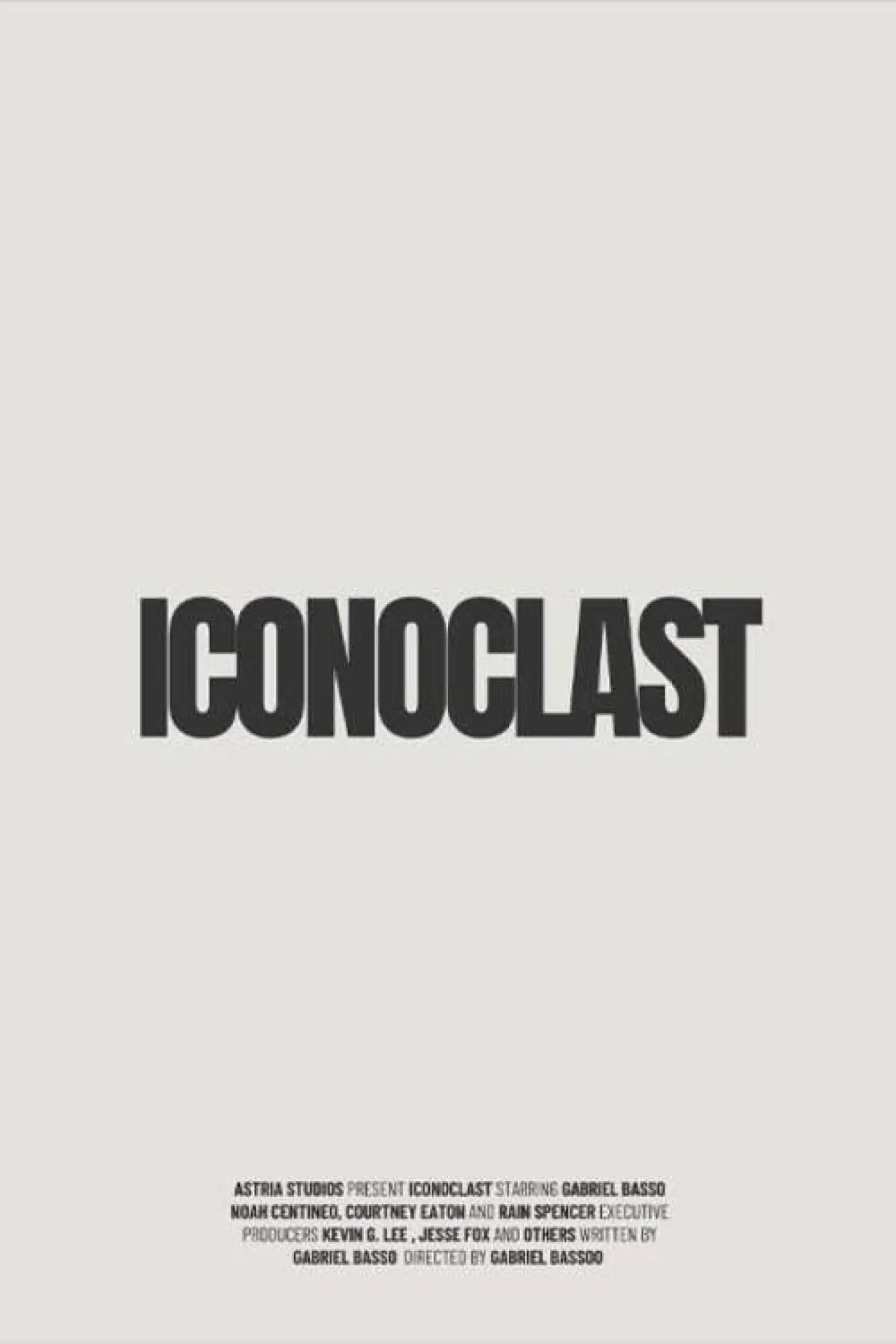 Plakat filmowy "Iconoclast"