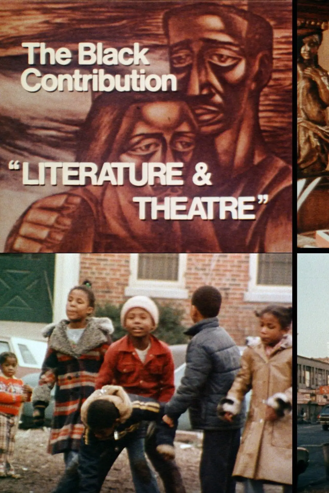 Plakat filmowy "The Black Contribution: Literature and Theatre"