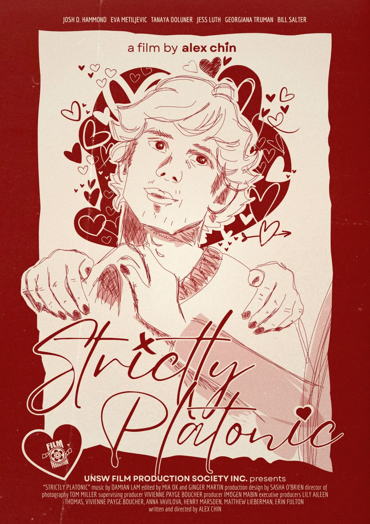 Plakat filmowy "Strictly Platonic"