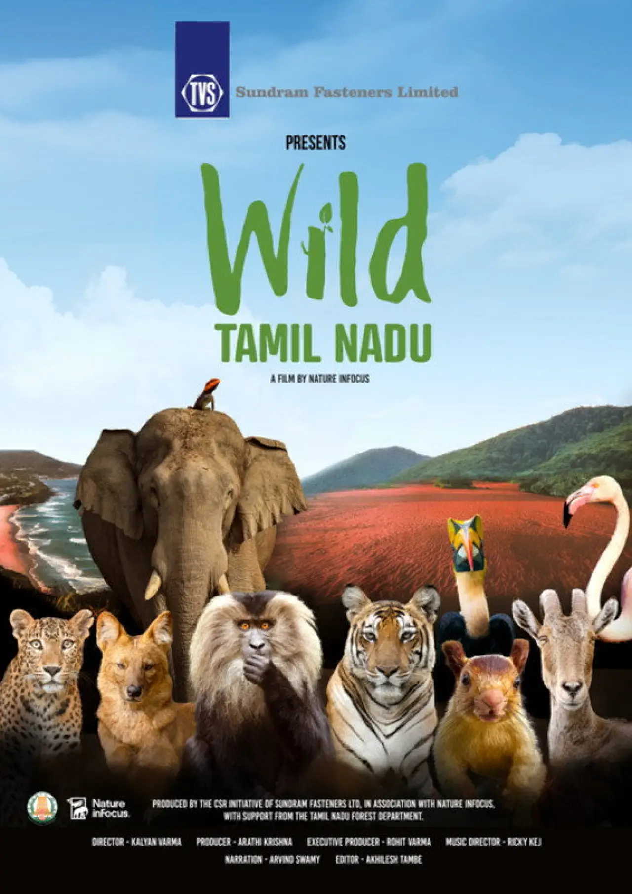 Plakat filmowy "Wild Tamil Nadu"
