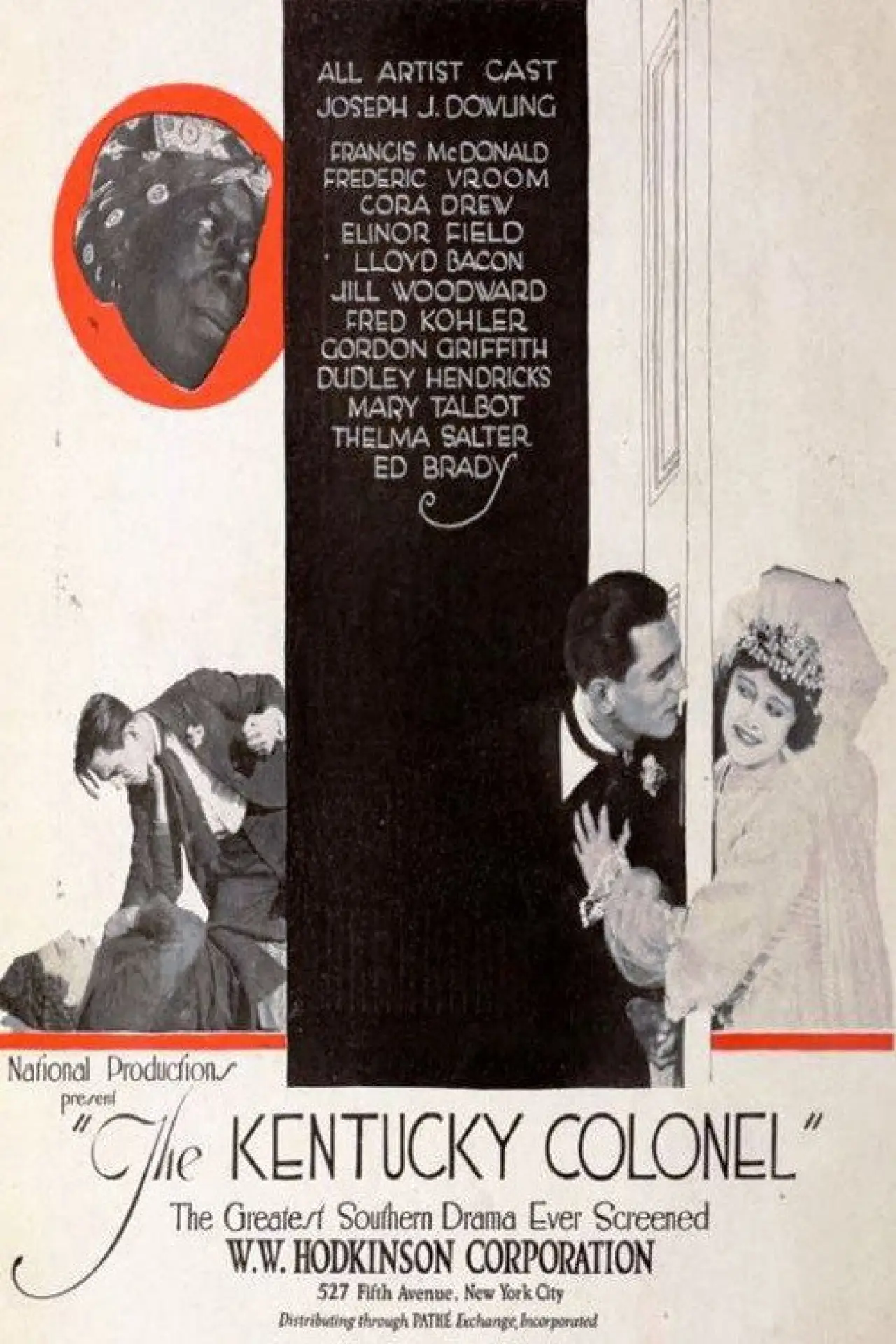 Plakat filmowy "The Kentucky Colonel"