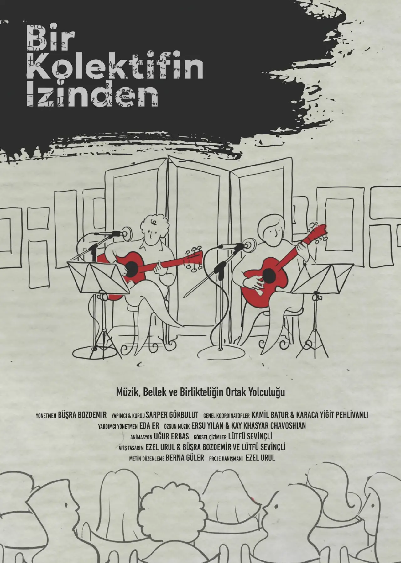 Plakat filmowy "Bir Kolektifin İzinden"