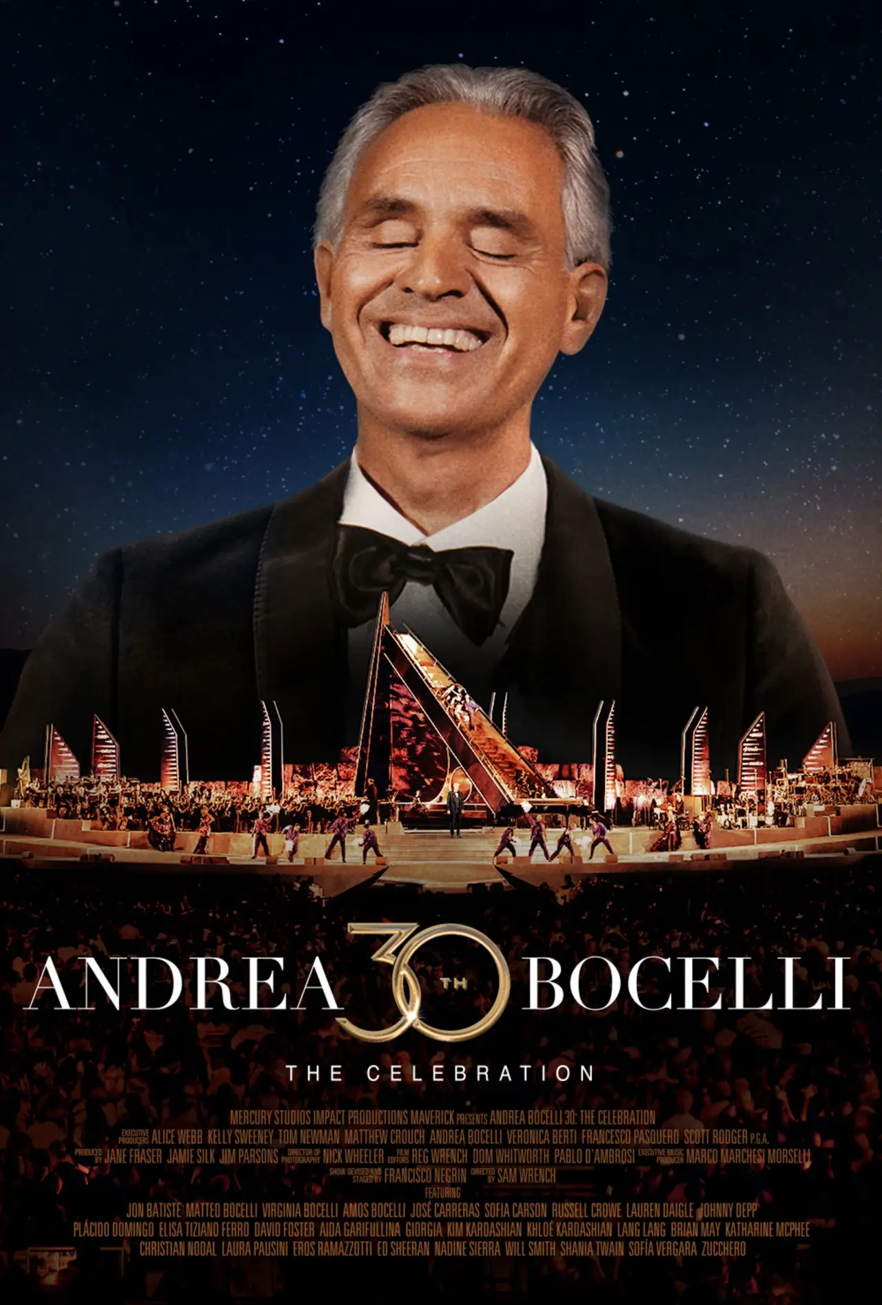 Plakat filmowy "Andrea Bocelli - The Celebration：30th Anniversary"