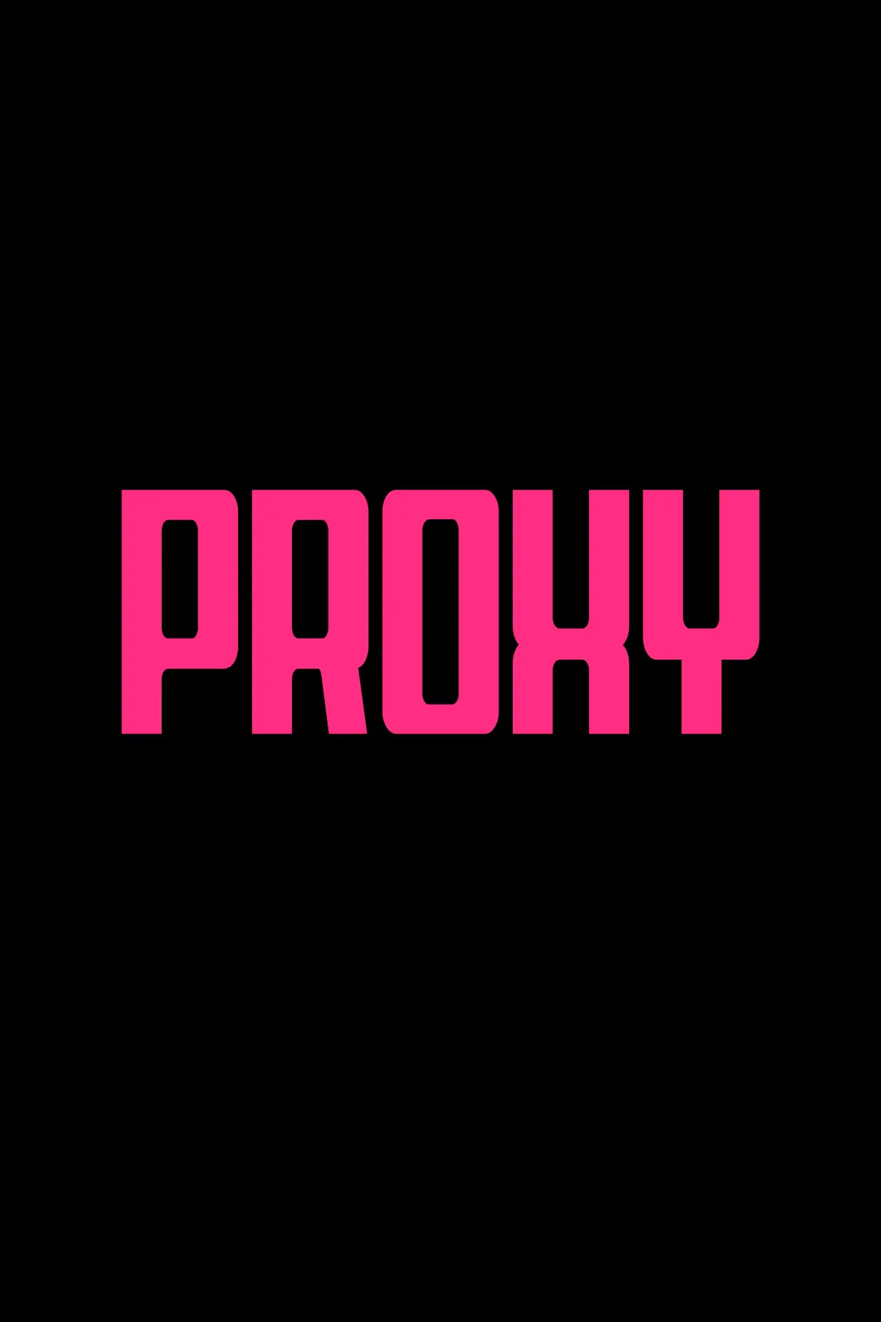 Plakat filmowy "PROXY"