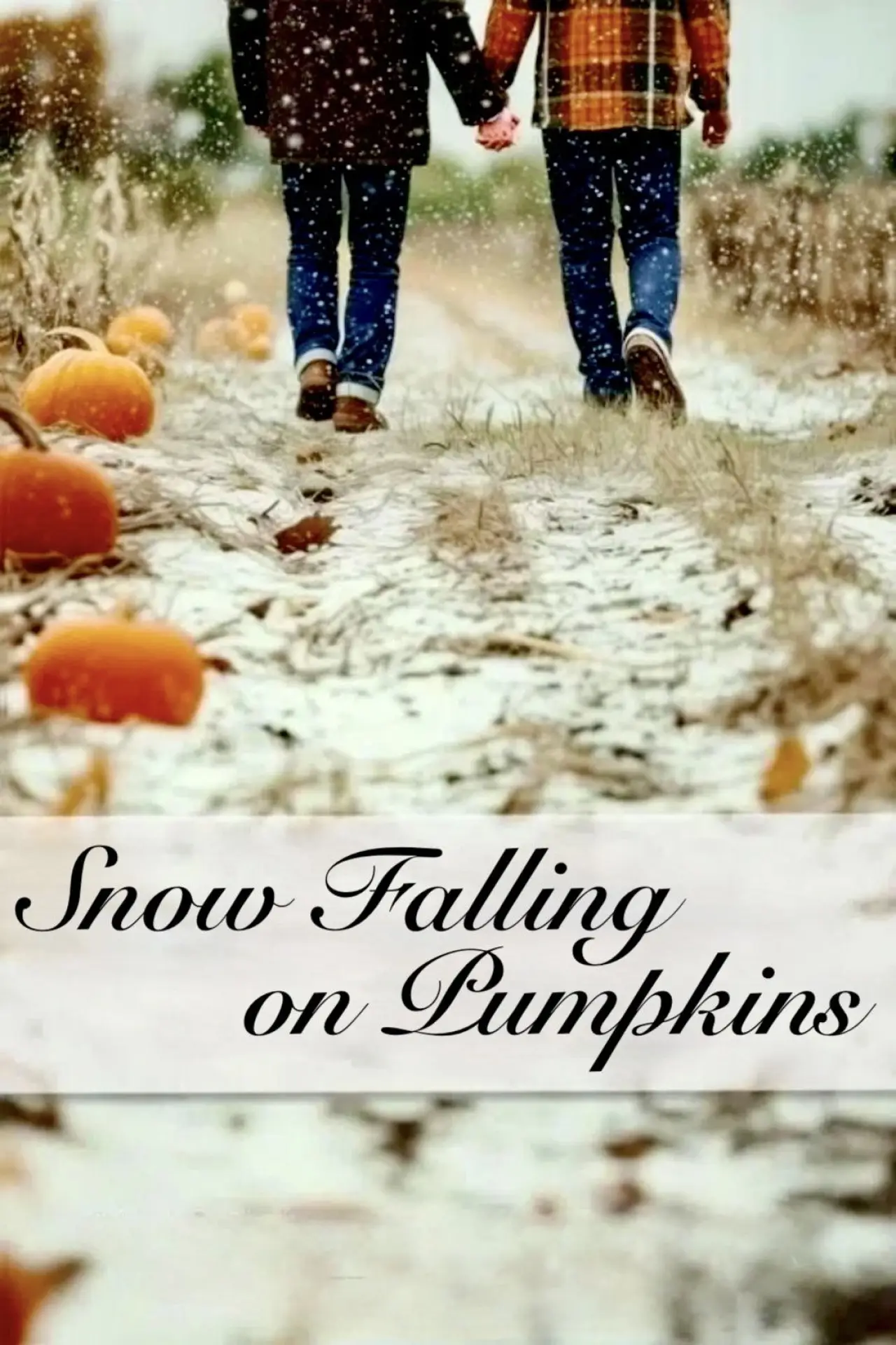 Plakat filmowy "Snow Falling on Pumpkins"
