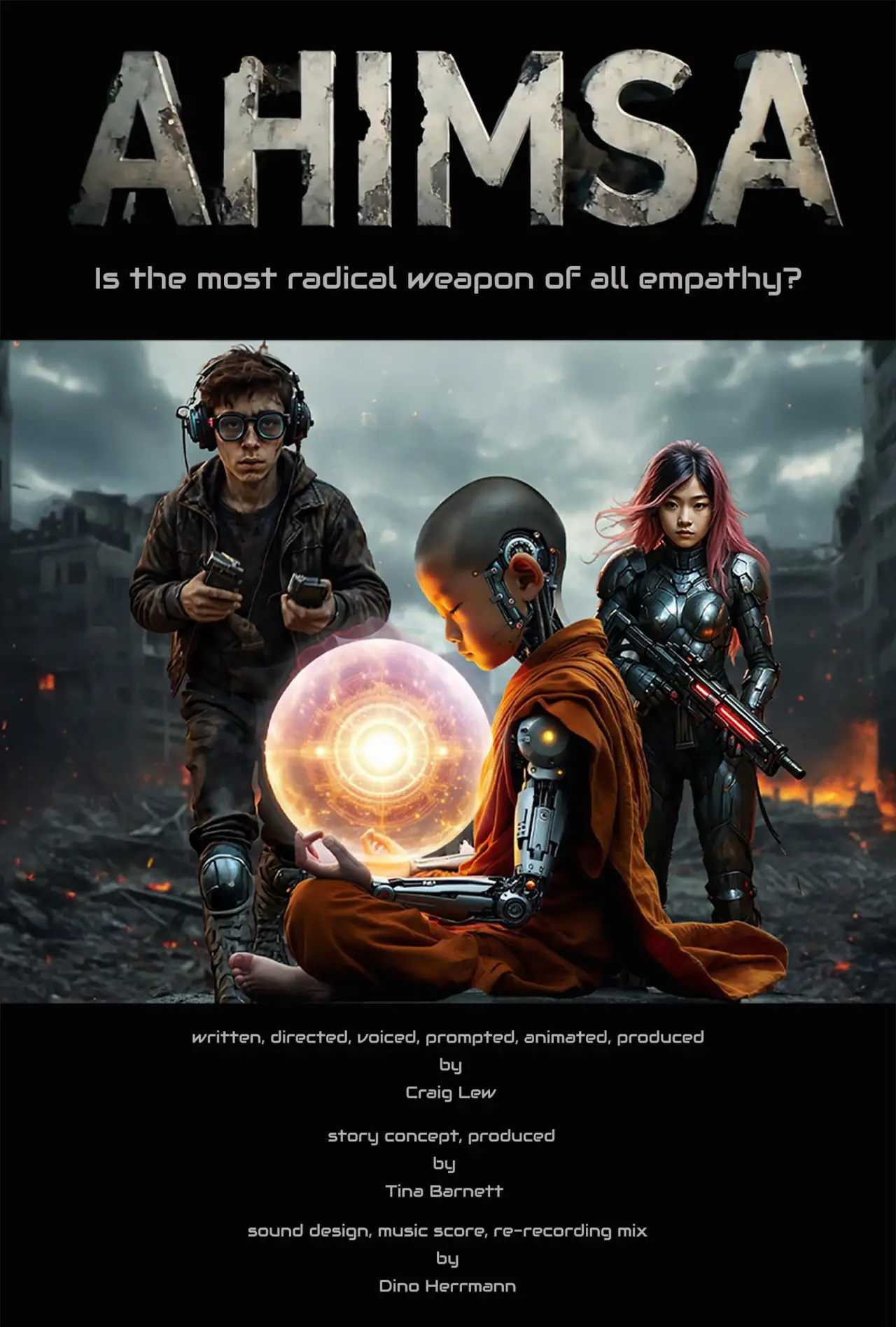 Plakat filmowy "Ahimsa"