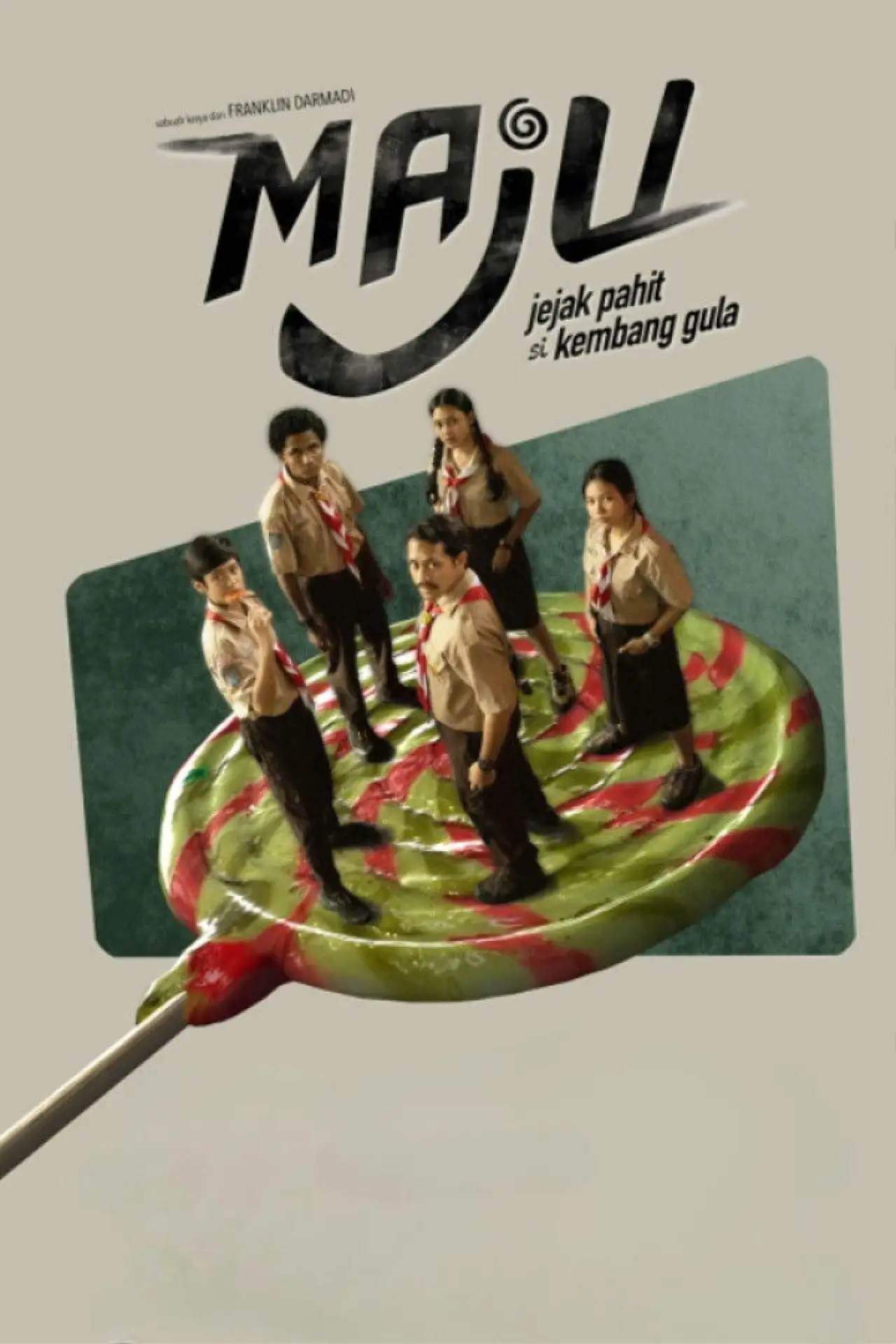 Plakat filmowy "MAJU (Jejak Pahit si Kembang Gula)"