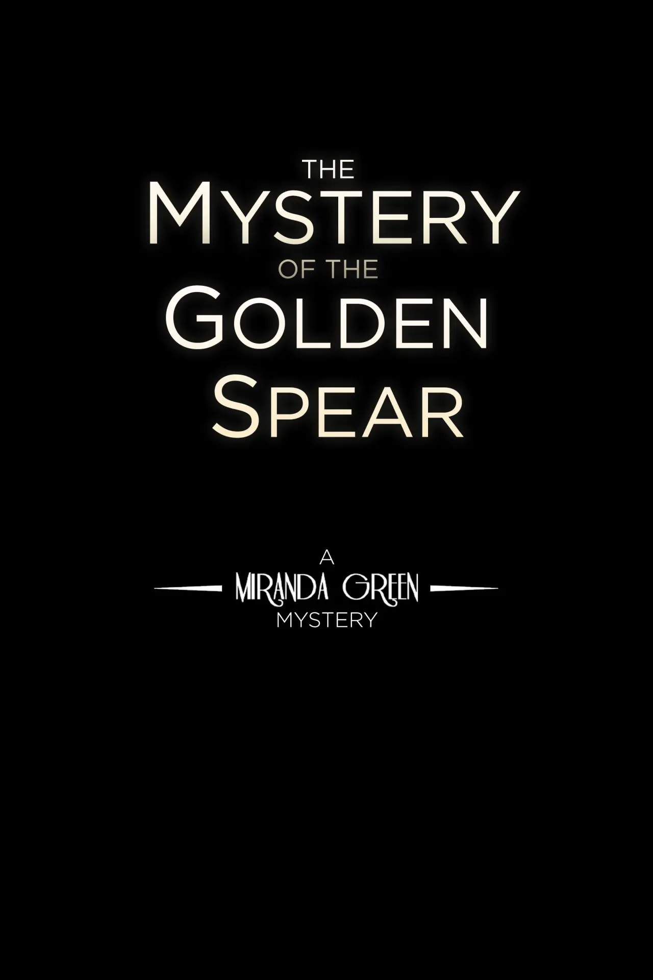Plakat filmowy "The Mystery of the Golden Spear"