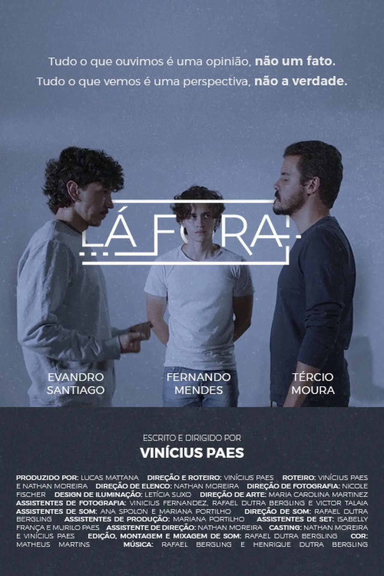 Plakat filmowy "Lá Fora"