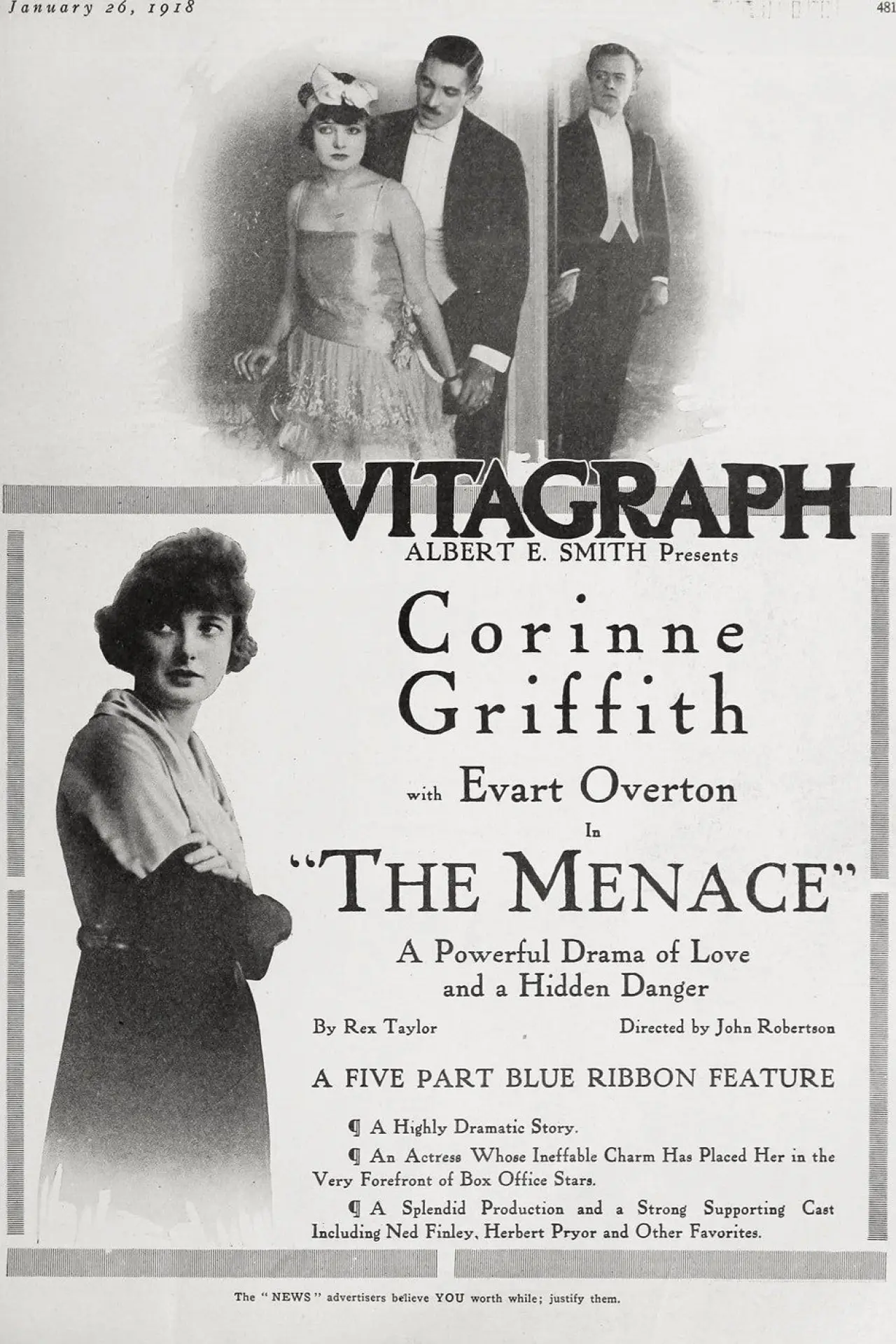 Plakat filmowy "The Menace"